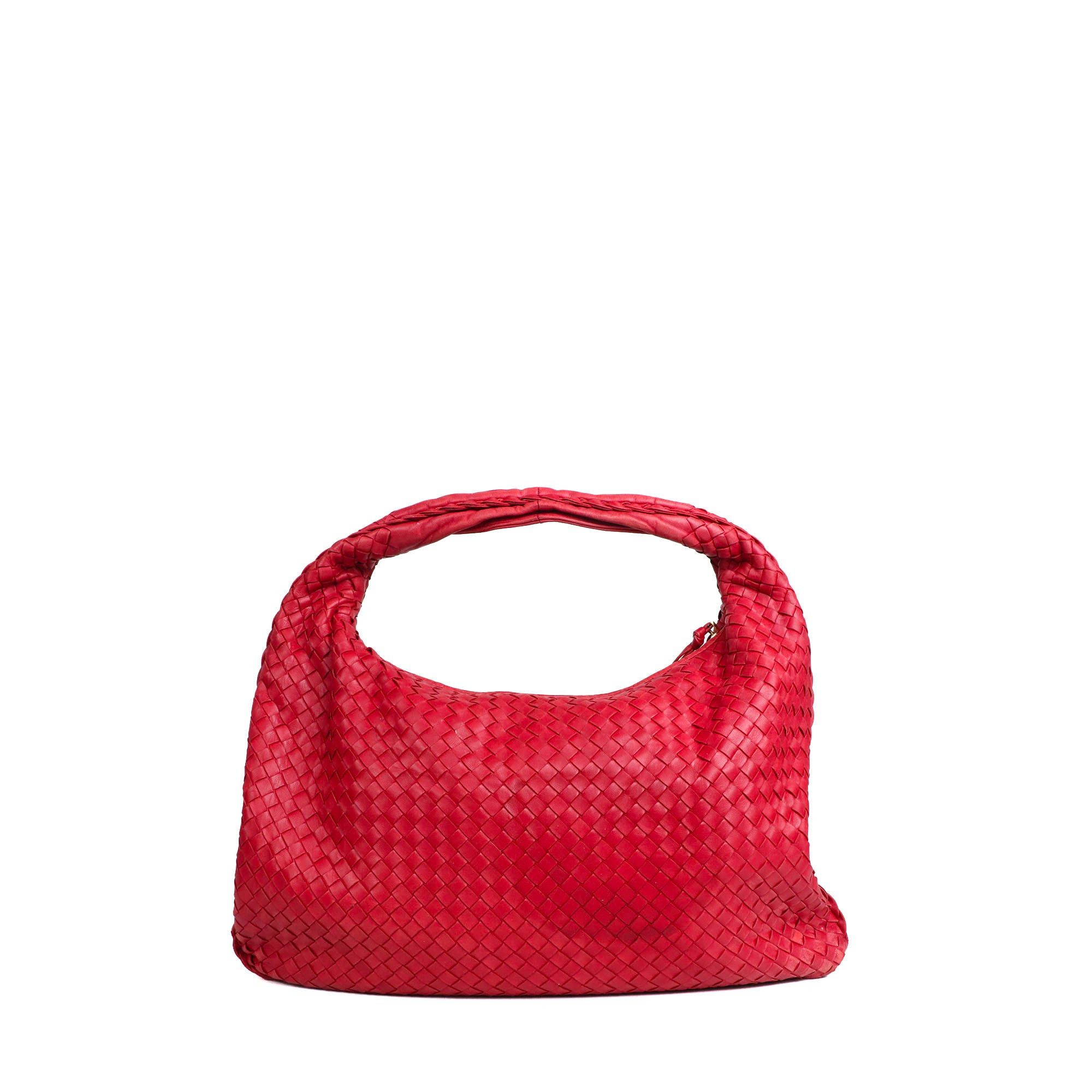 Bottega Veneta BOTTEGA VENETA - Bottega Veneta medium Jodie handbag in red leather Size ONE SIZE - 3 Thumbnail
