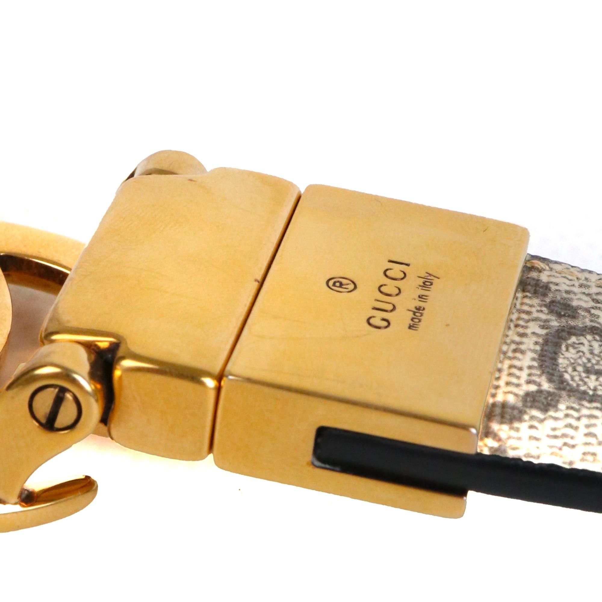 Gucci GUCCI - Reversible GG Marmont Gucci belt in monogram canvas (T85) Size ONE SIZE - 6 Thumbnail