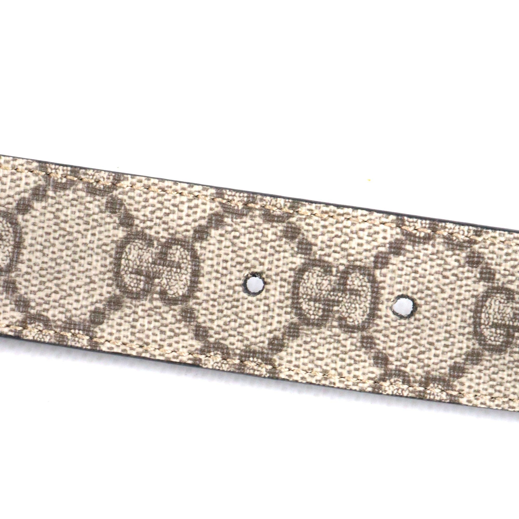 Gucci GUCCI - Reversible GG Marmont Gucci belt in monogram canvas (T85) Size ONE SIZE - 8 Thumbnail