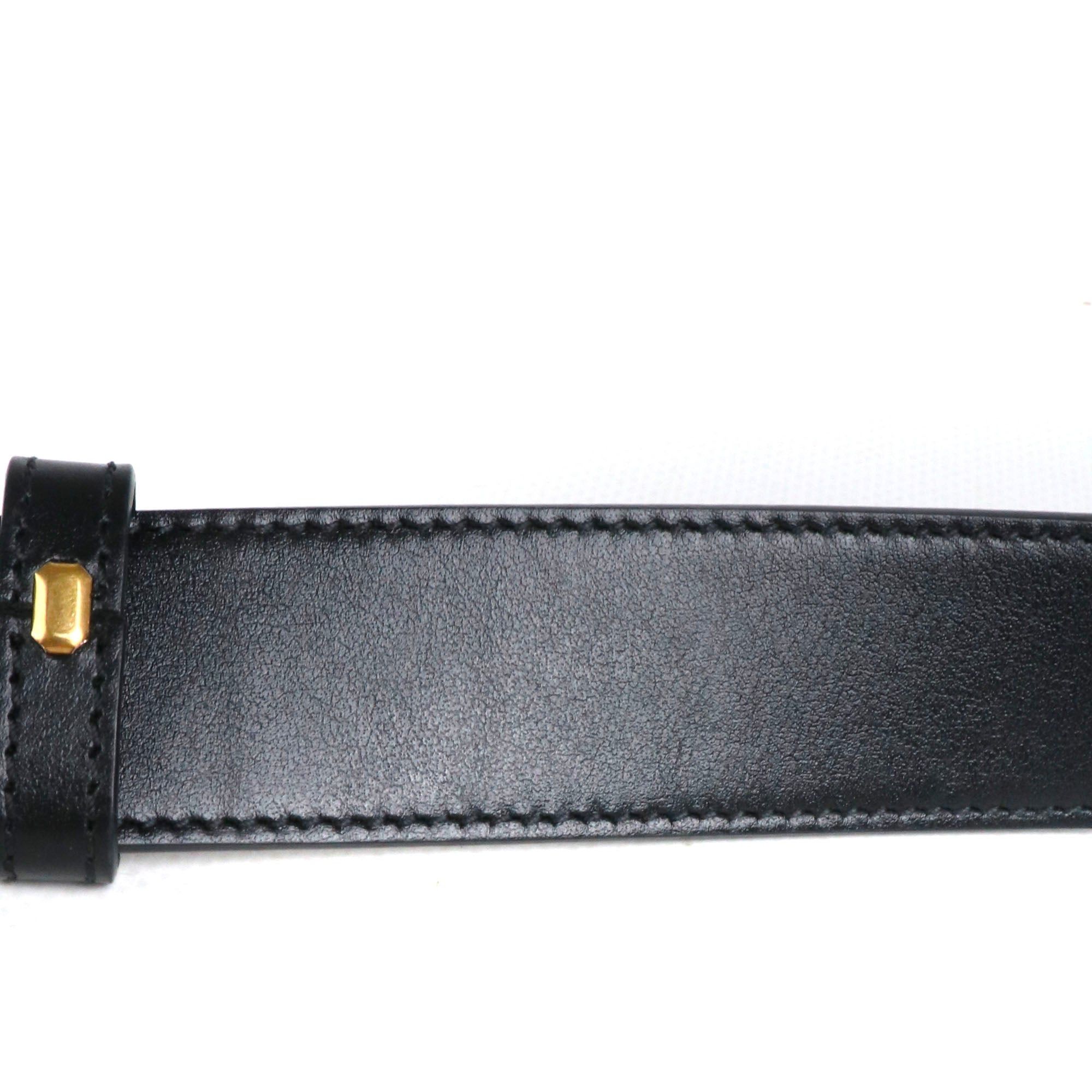 Gucci GUCCI - Reversible GG Marmont Gucci belt in monogram canvas (T85) Size ONE SIZE - 5 Thumbnail