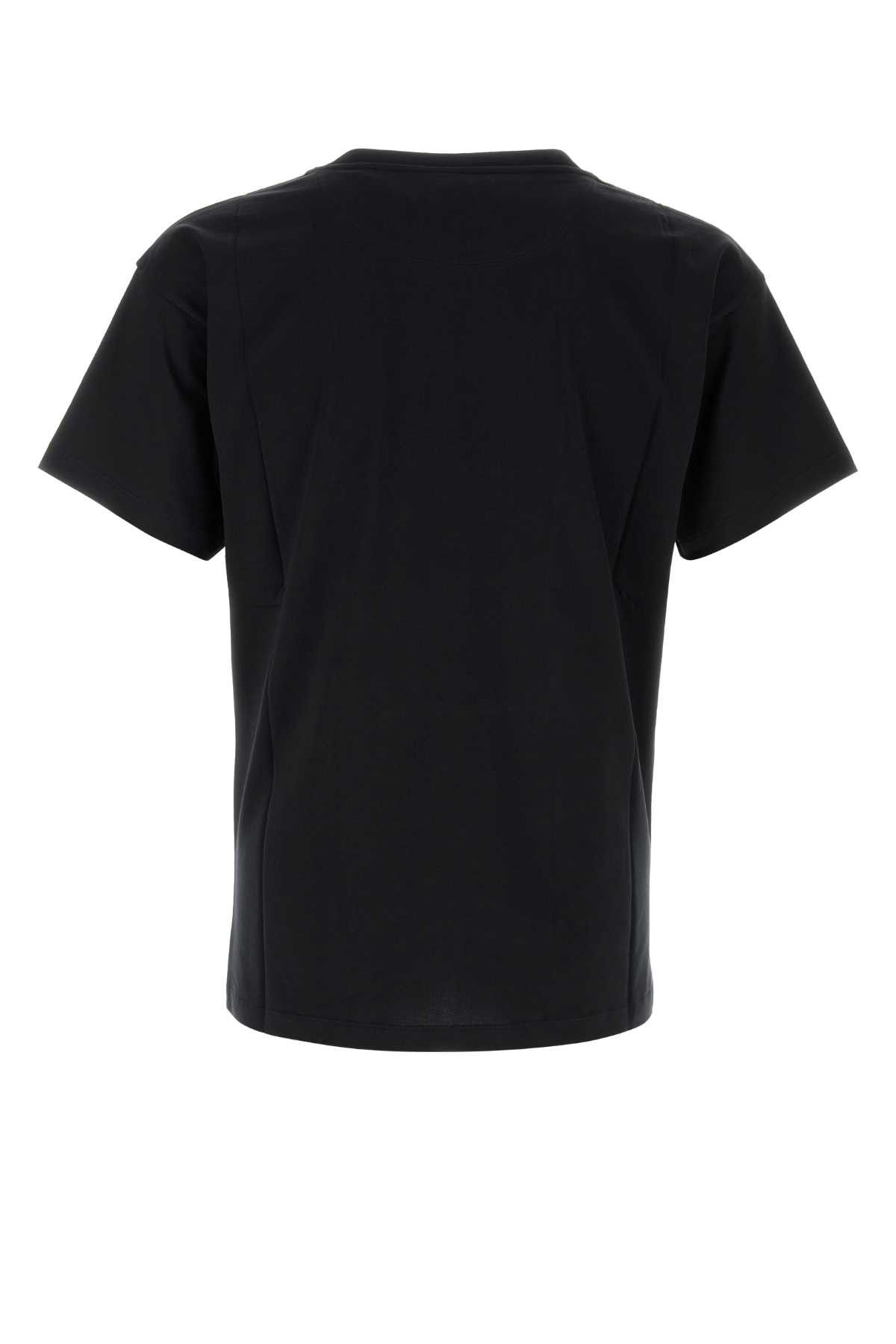 Bally Black Cotton T-Shirt Size US M / EU 48-50 / 2 - 2 Thumbnail