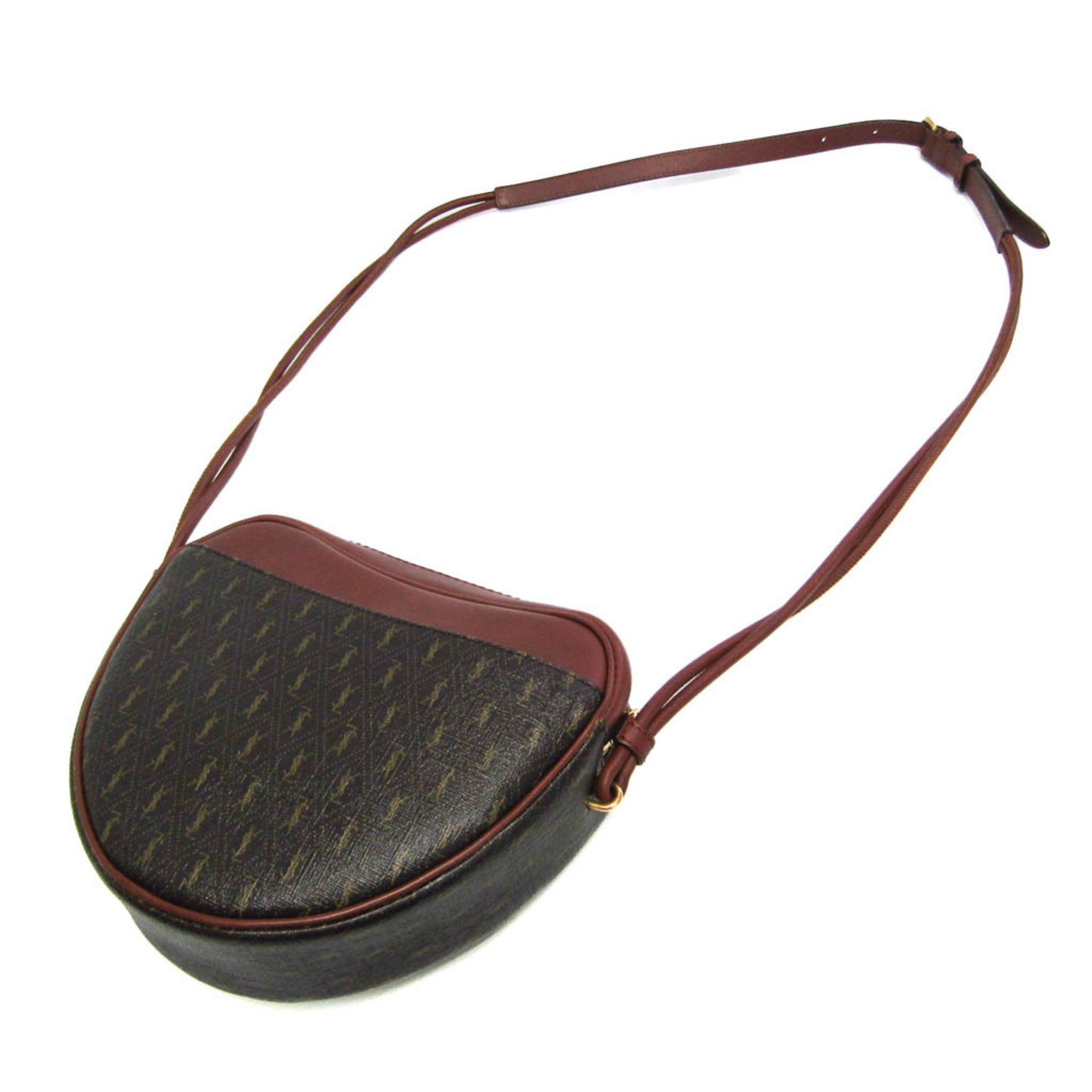 Yves Saint Laurent Yves Saint Laurent 675260 Women's Leather Shoulder Bag Brown Size ONE SIZE - 2 Thumbnail