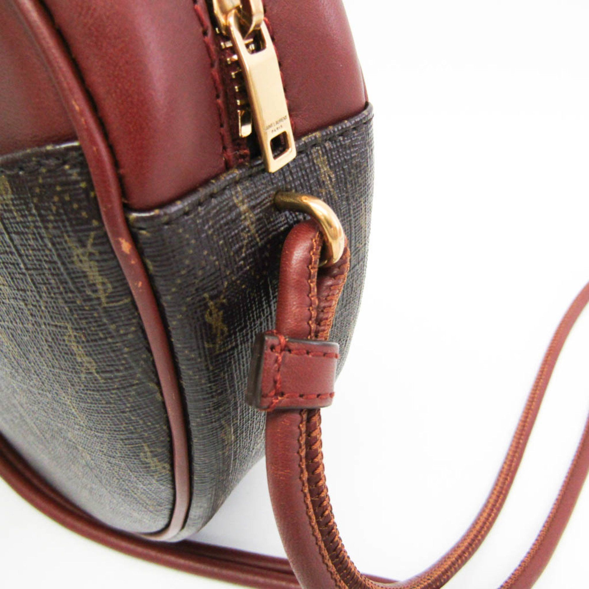 Yves Saint Laurent Yves Saint Laurent 675260 Women's Leather Shoulder Bag Brown Size ONE SIZE - 9 Thumbnail
