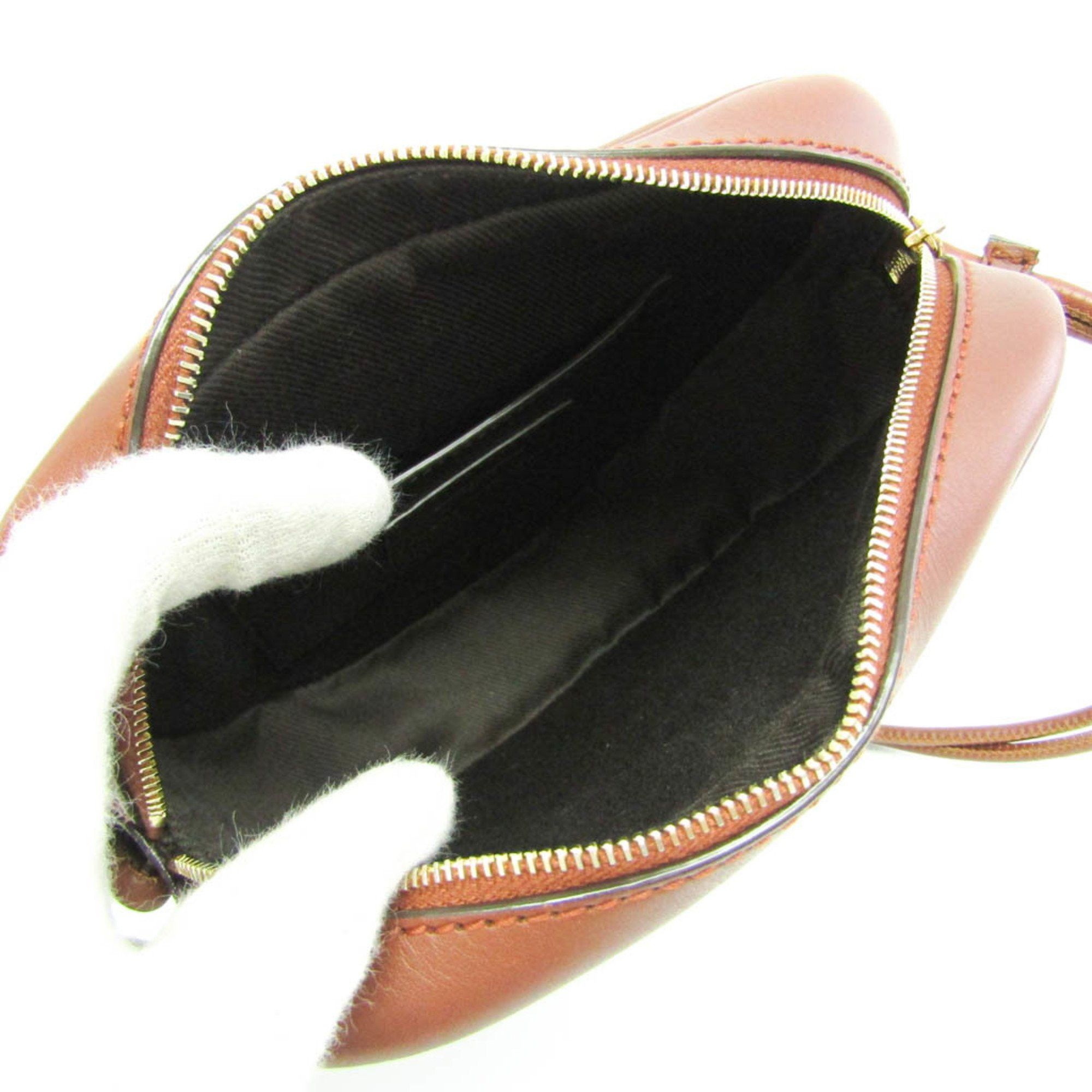 Yves Saint Laurent Yves Saint Laurent 675260 Women's Leather Shoulder Bag Brown Size ONE SIZE - 3 Thumbnail