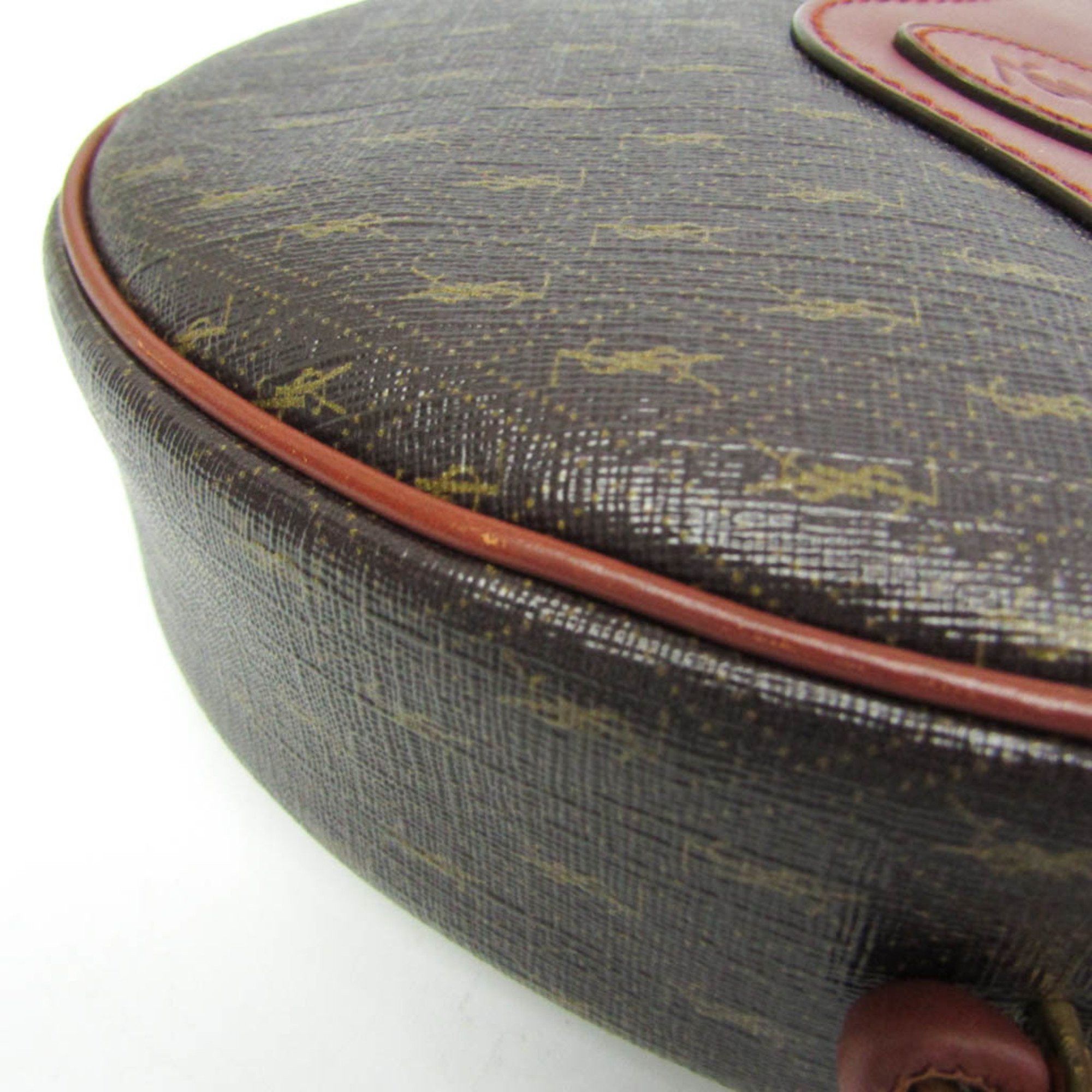 Yves Saint Laurent Yves Saint Laurent 675260 Women's Leather Shoulder Bag Brown Size ONE SIZE - 5 Thumbnail