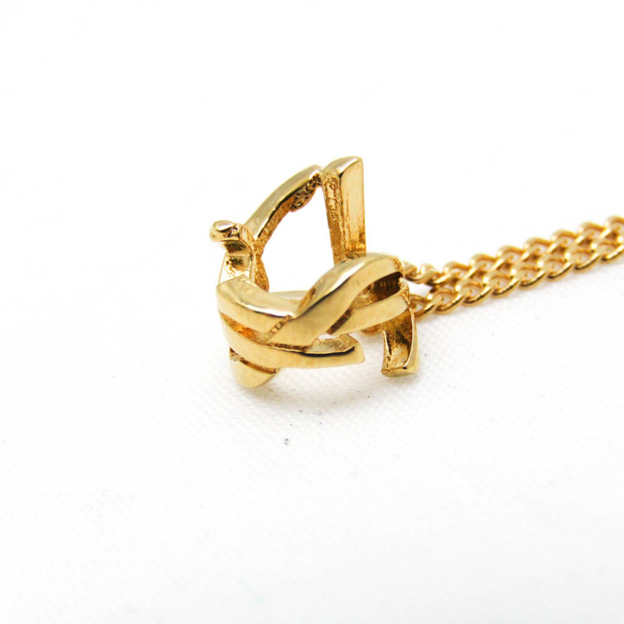 Saint Laurent Paris Saint Laurent Metal Charm Bracelet Gold Size ONE SIZE - 4 Thumbnail