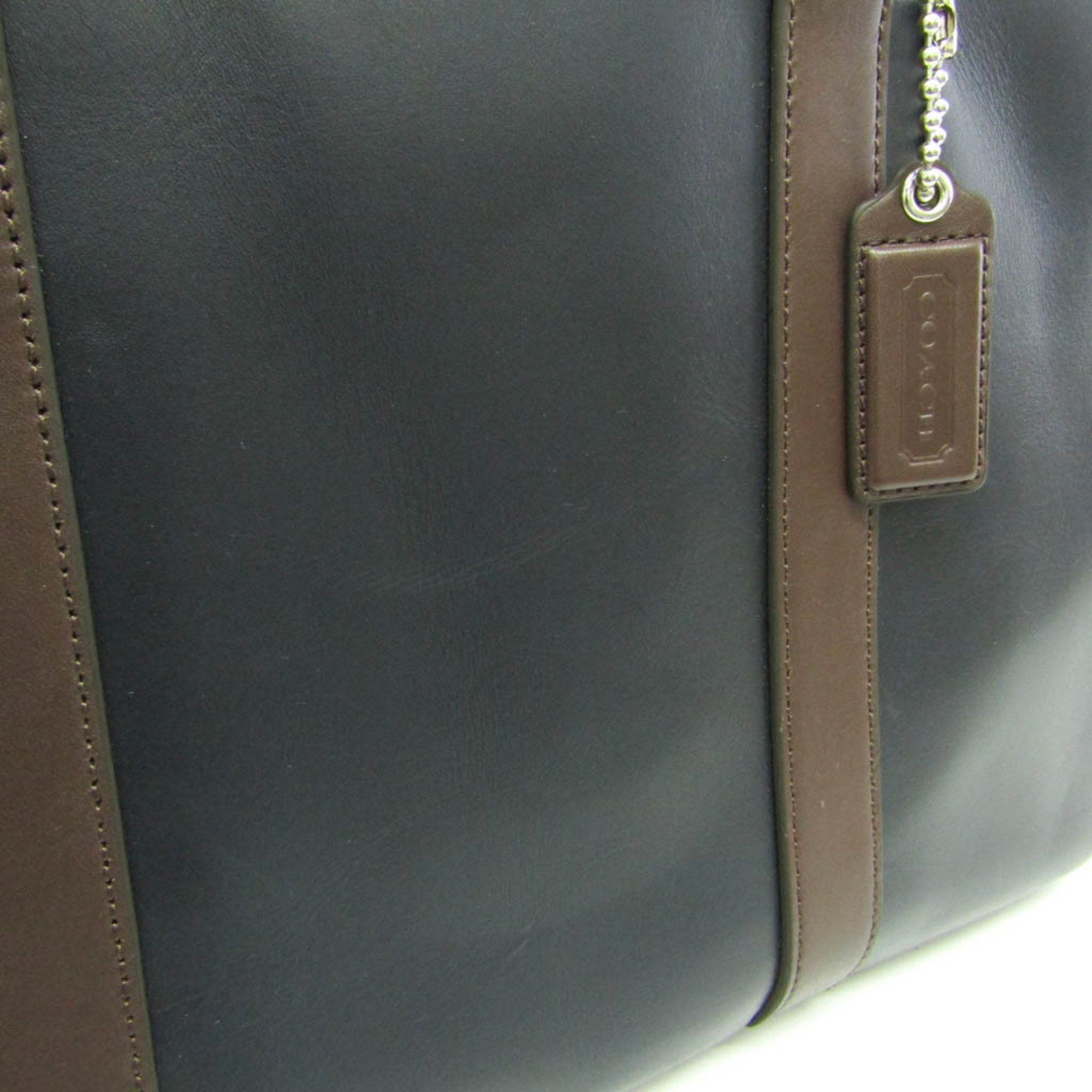 Coach Coach Lexington F71066 Men's Leather Briefcase,Shoulder Bag Black,Brown Size ONE SIZE - 6 Thumbnail
