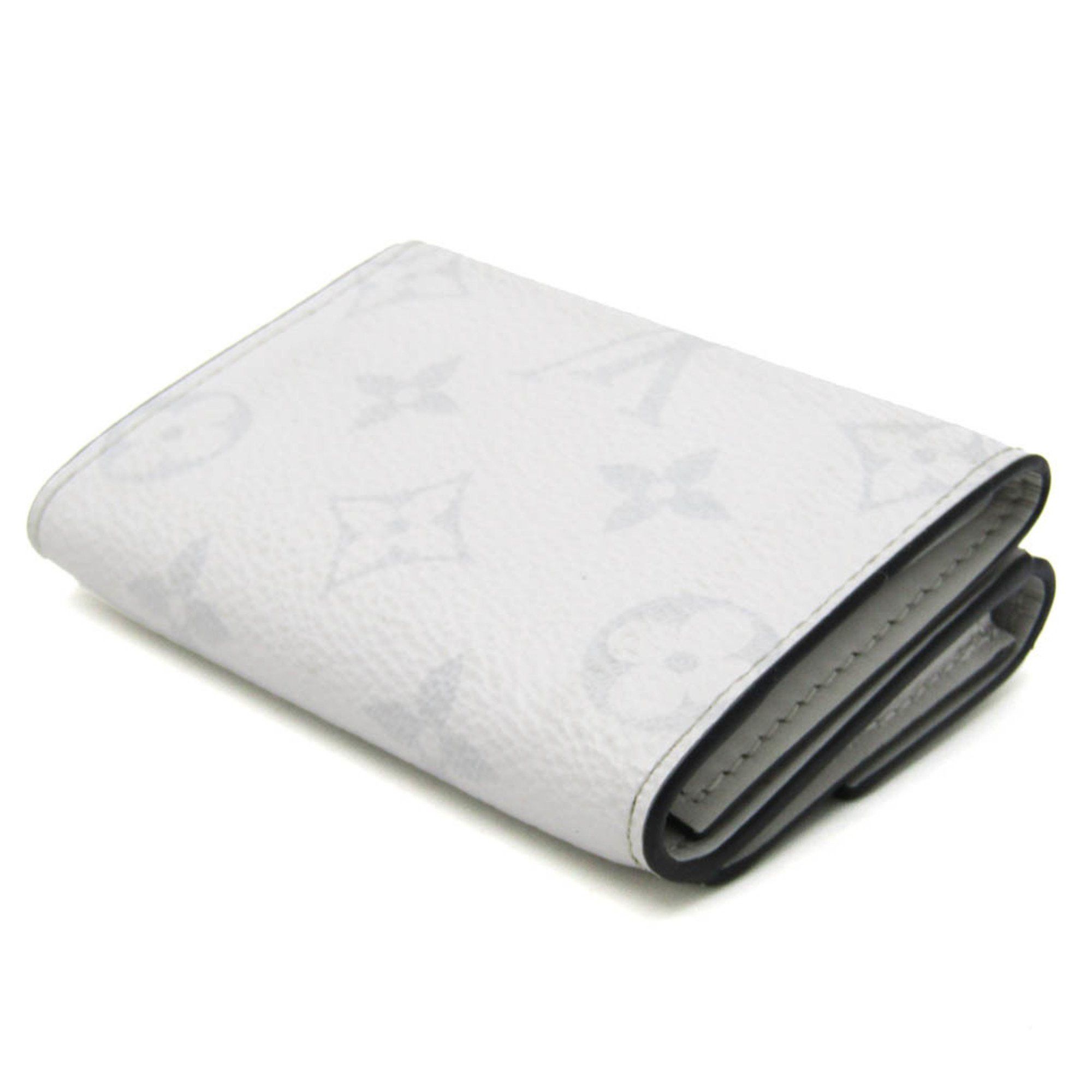 Louis Vuitton Louis Vuitton Taiga Llama Discovery Compact Wallet M67621 Men's Taiga Leather,Monogram Wallet (tri-fold) Blanc Size ONE SIZE - 2 Thumbnail