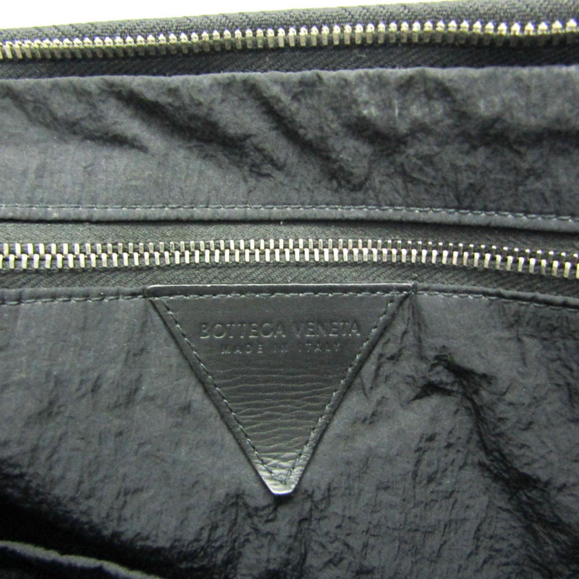 Bottega Veneta Bottega Veneta Men,Women Nylon Clutch Bag Black Size ONE SIZE - 9 Thumbnail