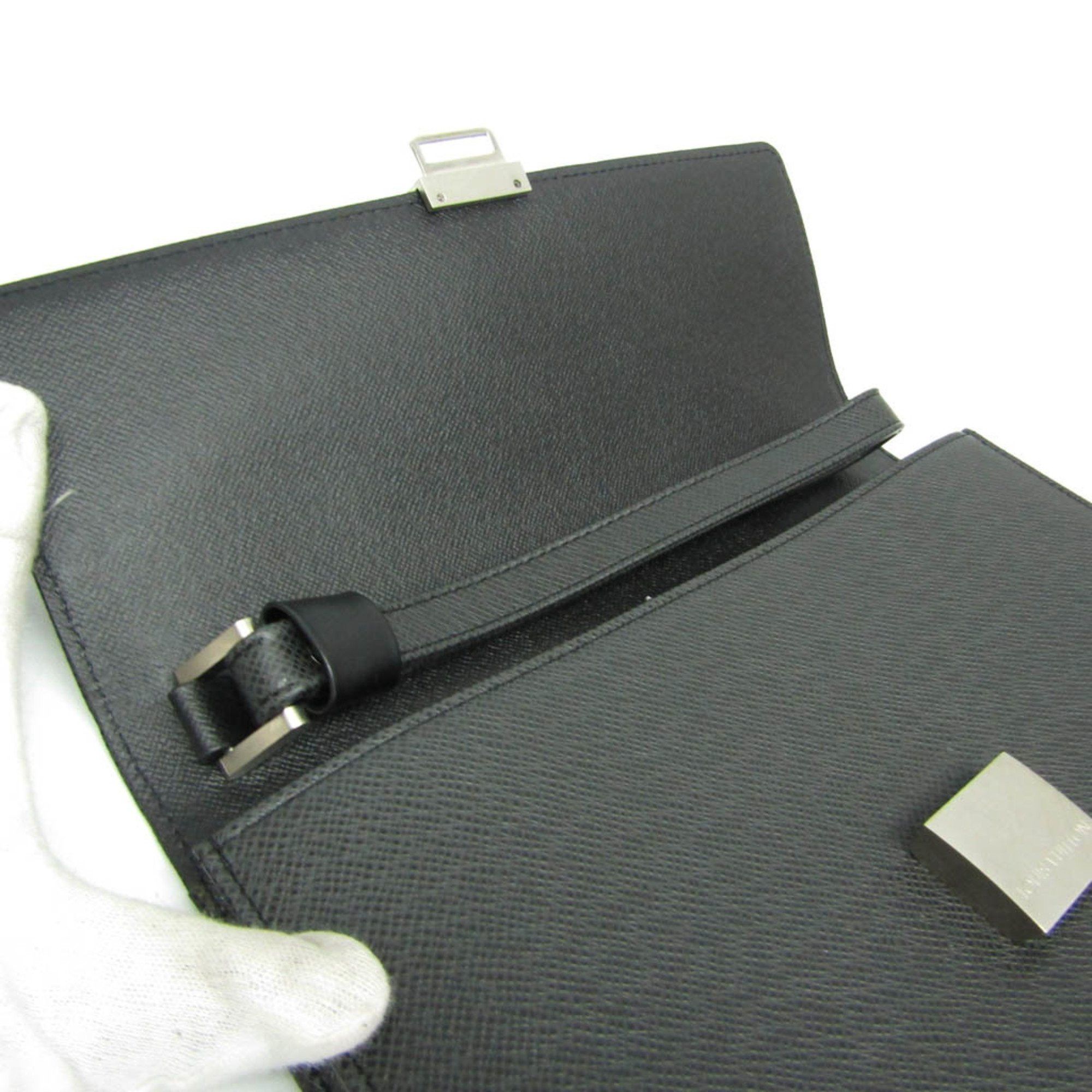 Louis Vuitton Louis Vuitton Taiga Selenga M30782 Men's Clutch Bag Ardoise Size ONE SIZE - 10 Thumbnail