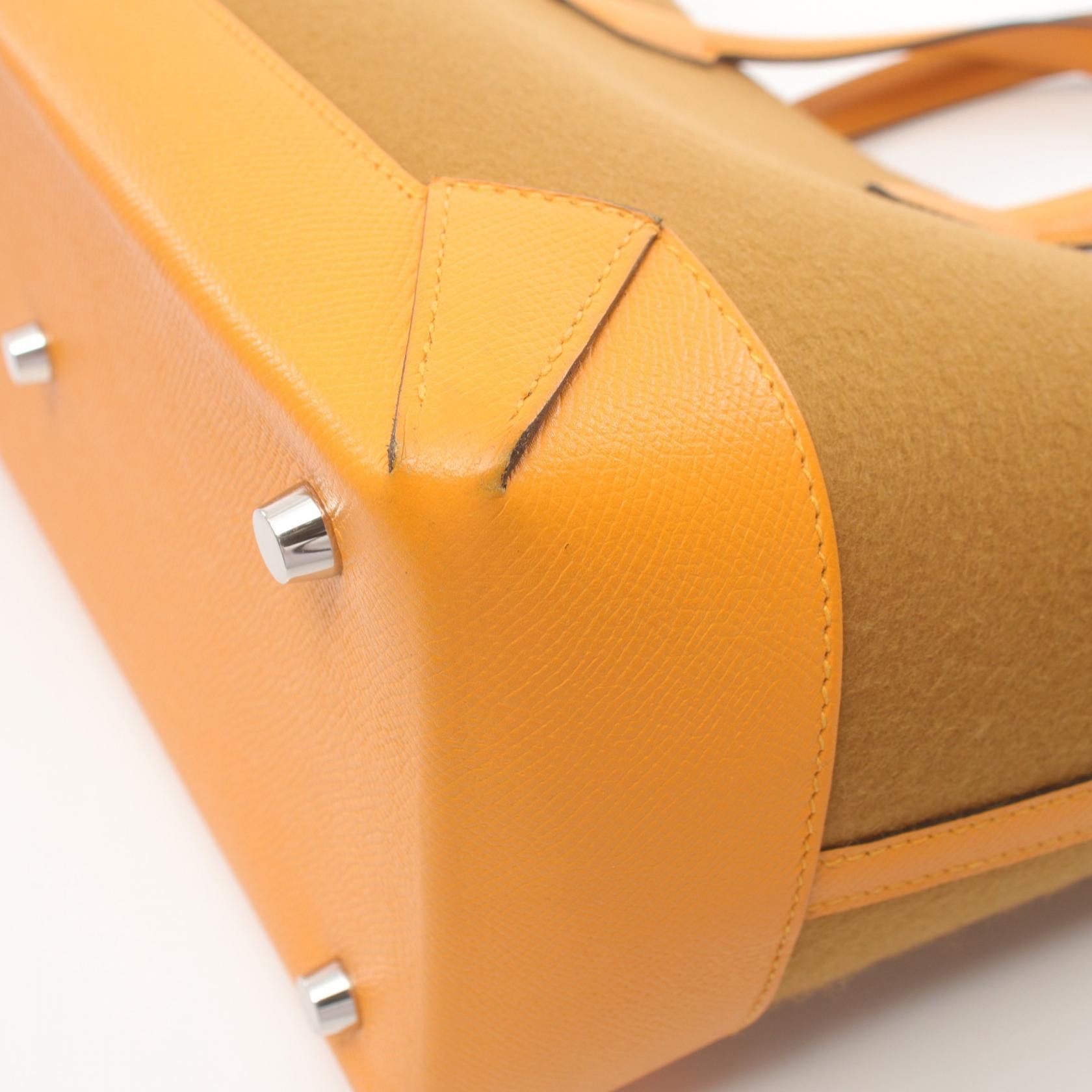 Hermes Hermes Felt Maxibox Cabas 30 Canvas Tote Bag in Great Condition Size ONE SIZE - 7 Thumbnail