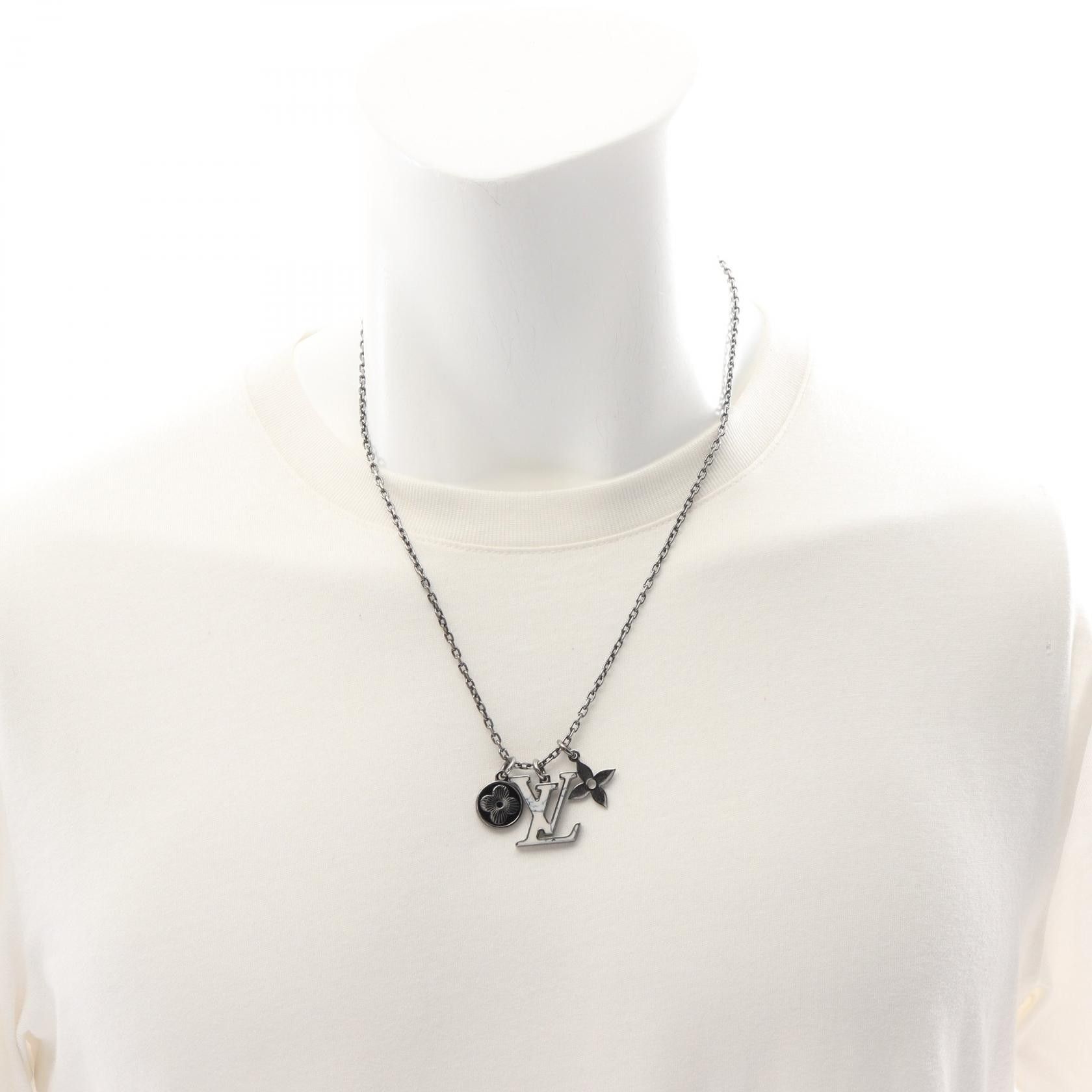 Louis Vuitton Louis Vuitton Initiales Pendant Necklace Ceramic Necklace M00317 in Very Good Condition Size ONE SIZE - 6 Thumbnail