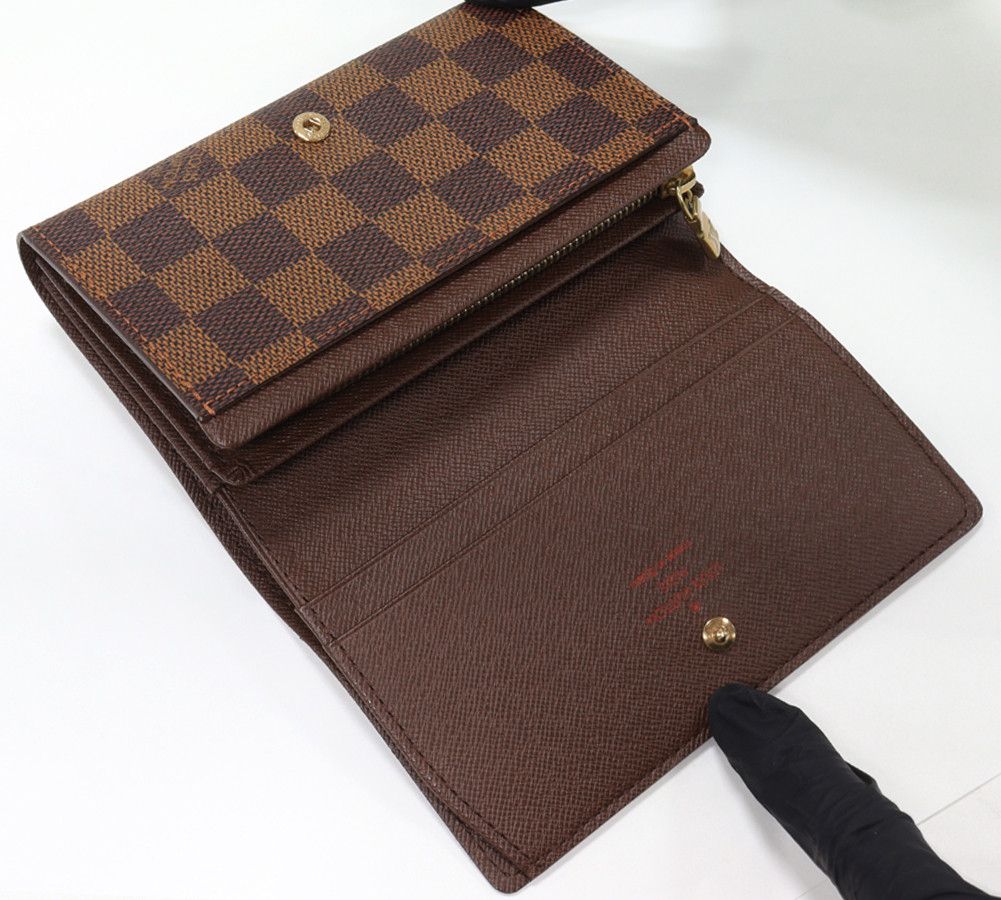 Louis Vuitton Louis Vuitton Louis Vuitton Damier Portefeuille Tresor Bifold Wallet N61736 Canvas Short Wallet N61736 in Pristine Condition Size ONE SIZE - 3 Thumbnail