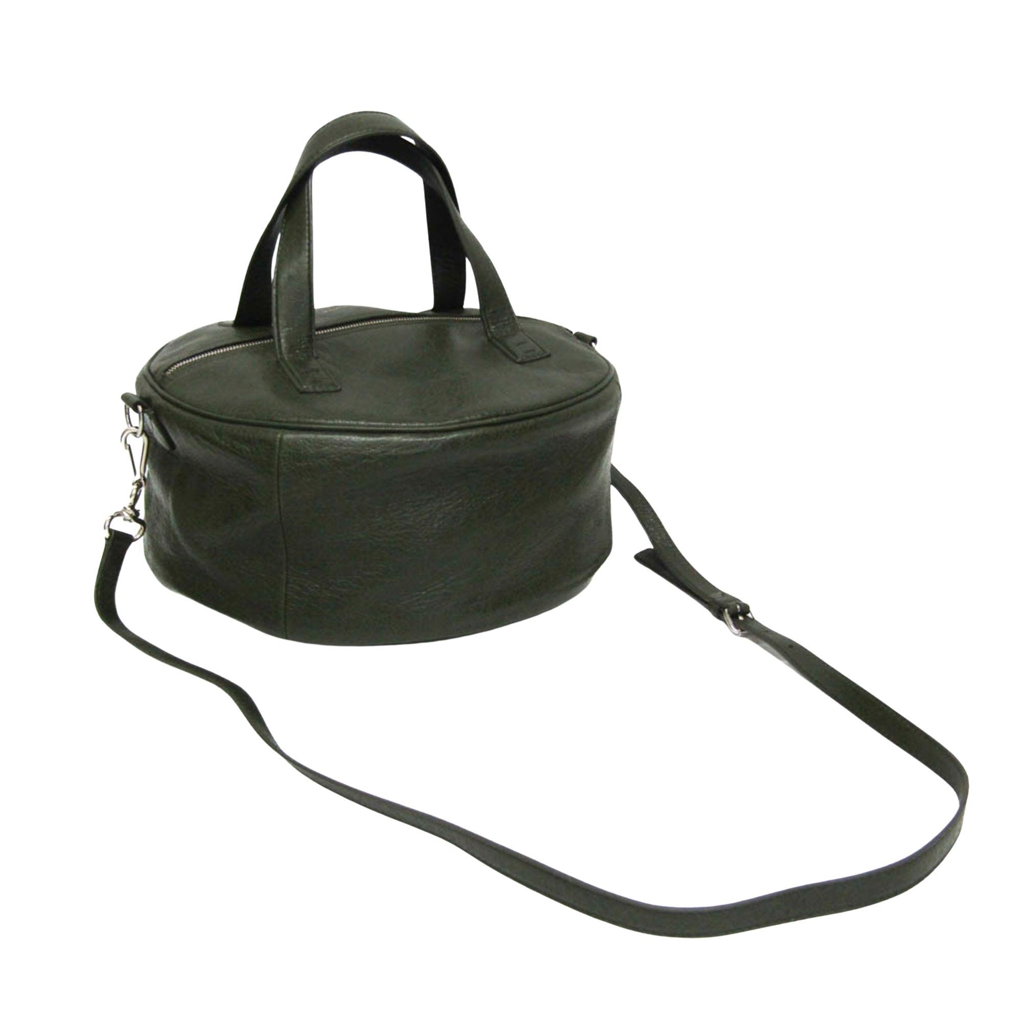 Balenciaga Air Hobo Khaki Leather Handbag (Pre-Owned) Size ONE SIZE - 2 Thumbnail