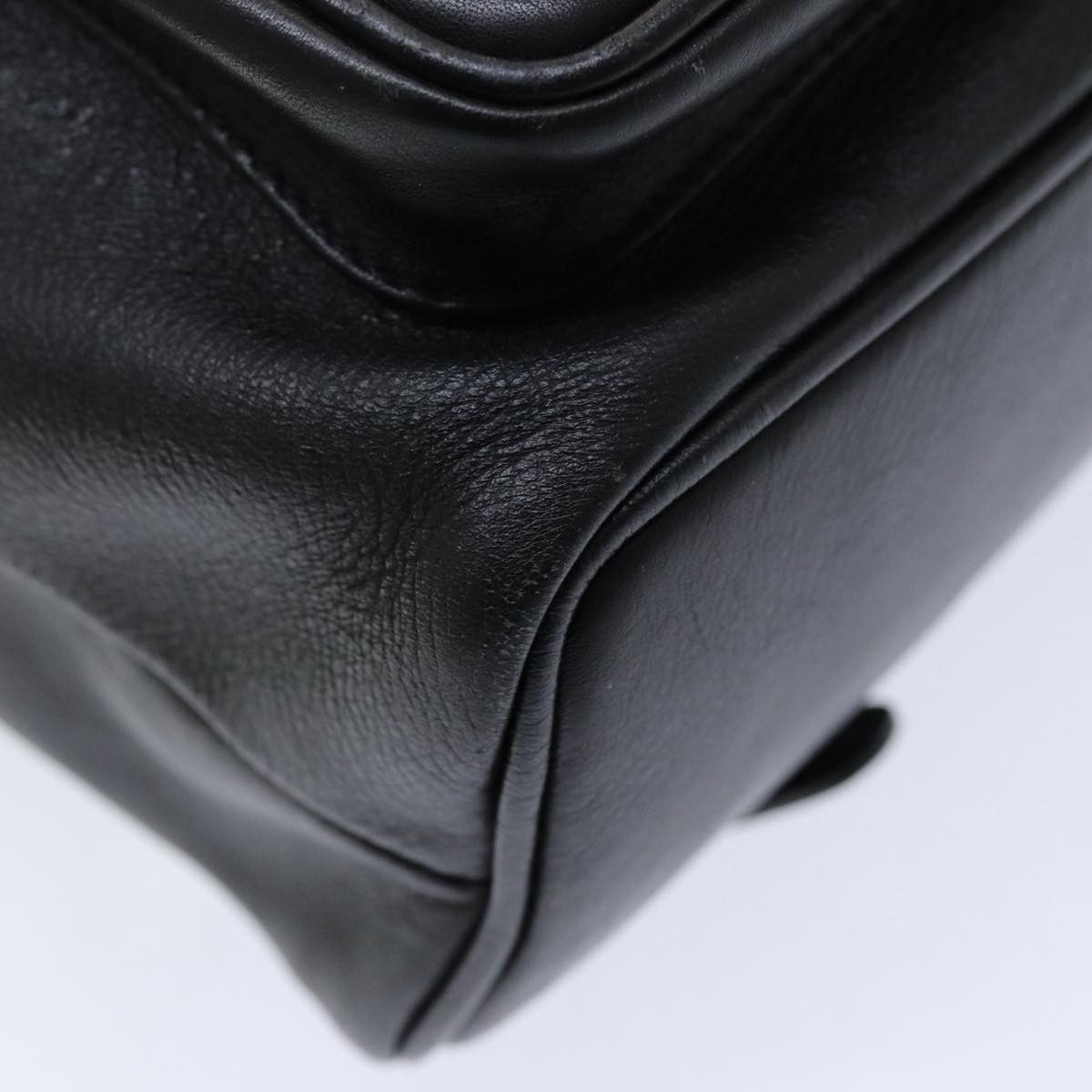 Gucci Bamboo Black Leather Backpack Bag (Pre-Owned) Size ONE SIZE - 14 Thumbnail