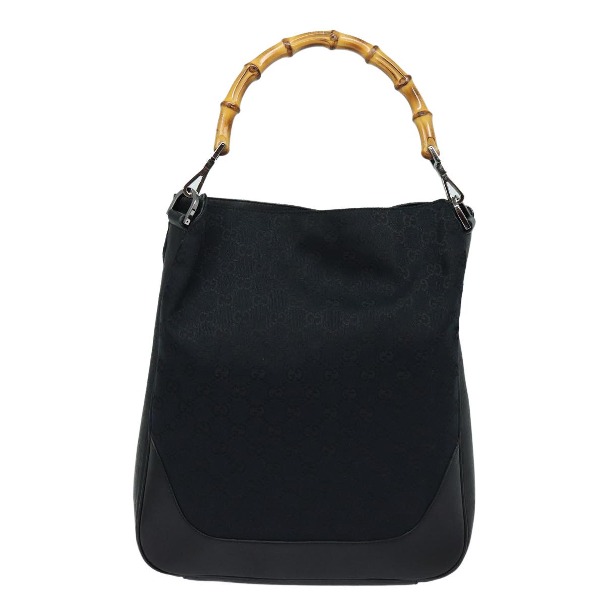 Gucci Marmont Gm Black Canvas Handbag (Pre-Owned) Size ONE SIZE - 2 Thumbnail