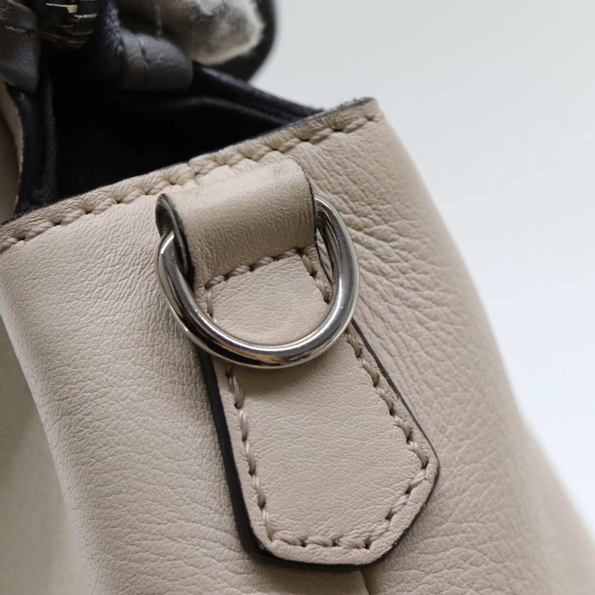 Fendi By The Way Beige Leather Handbag (Pre-Owned) Size ONE SIZE - 16 Thumbnail