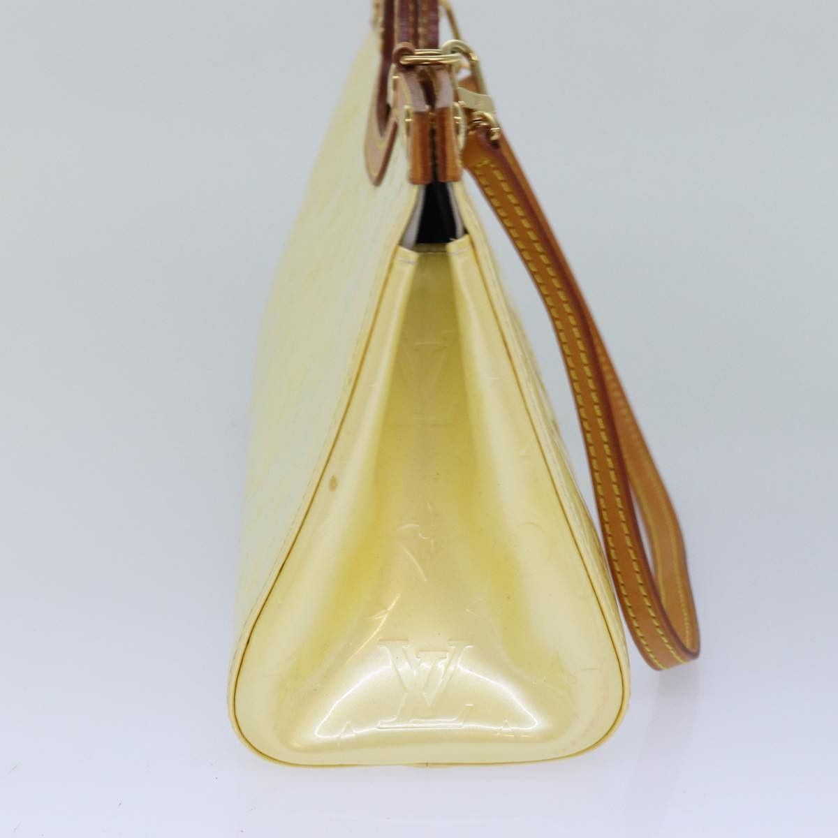 Louis Vuitton Roxbury Beige Patent Leather Handbag (Pre-Owned) Size ONE SIZE - 10 Thumbnail