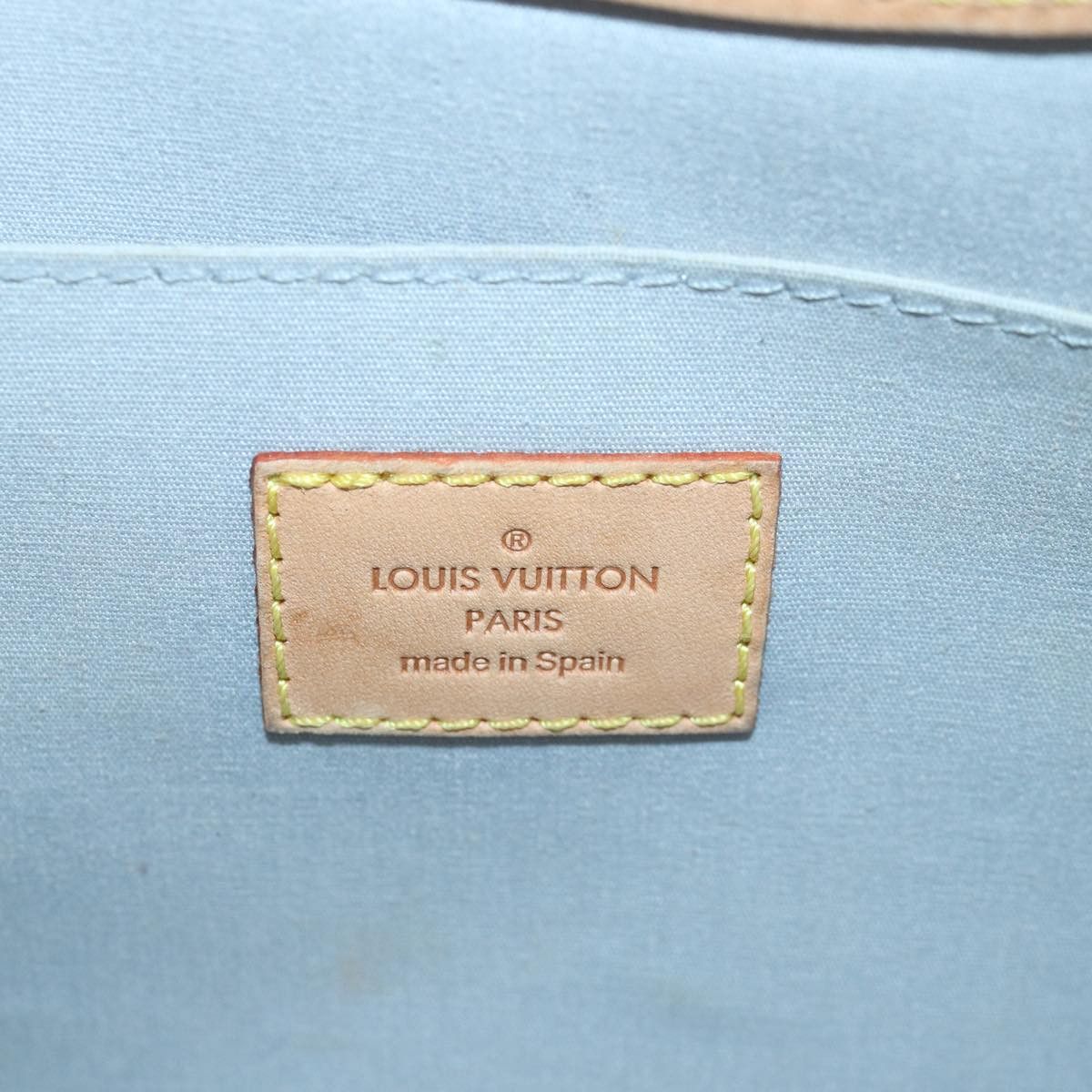 Louis Vuitton Roxbury Beige Patent Leather Handbag (Pre-Owned) Size ONE SIZE - 8 Thumbnail