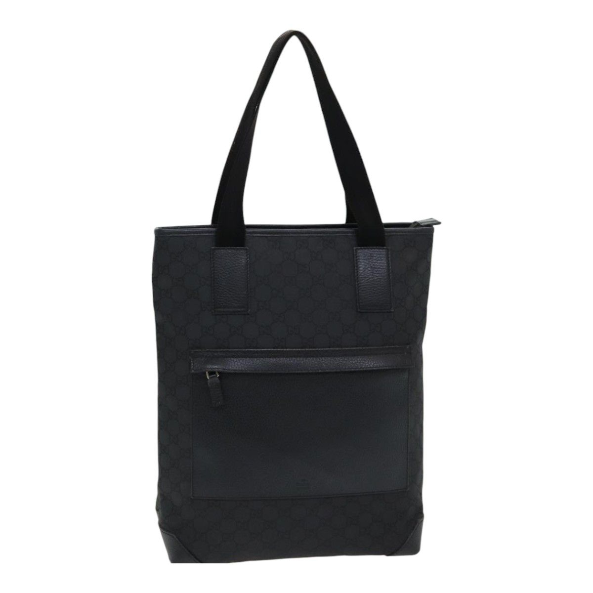 Gucci -- Black Canvas Tote Bag (Pre-Owned) Size ONE SIZE - 18 Thumbnail