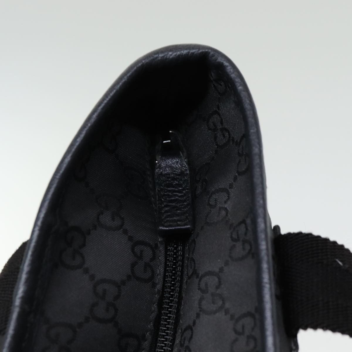 Gucci -- Black Canvas Tote Bag (Pre-Owned) Size ONE SIZE - 17 Thumbnail