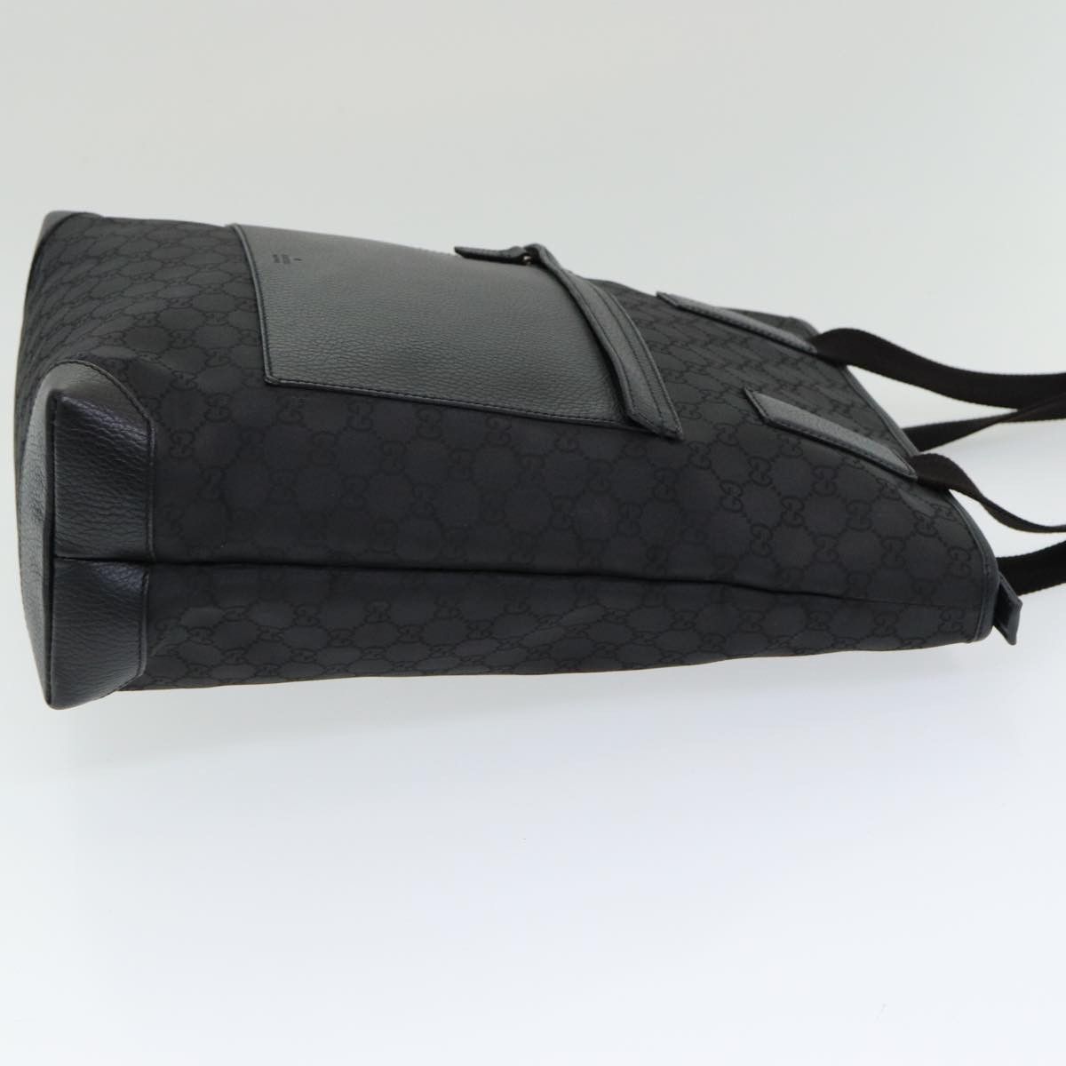 Gucci -- Black Canvas Tote Bag (Pre-Owned) Size ONE SIZE - 9 Thumbnail