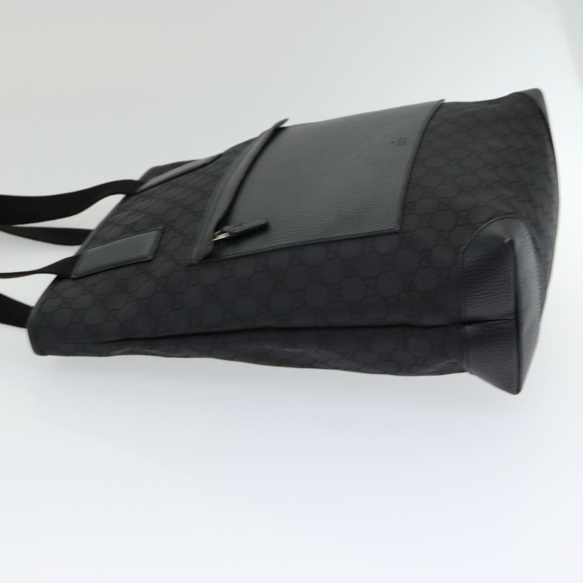 Gucci -- Black Canvas Tote Bag (Pre-Owned) Size ONE SIZE - 10 Thumbnail