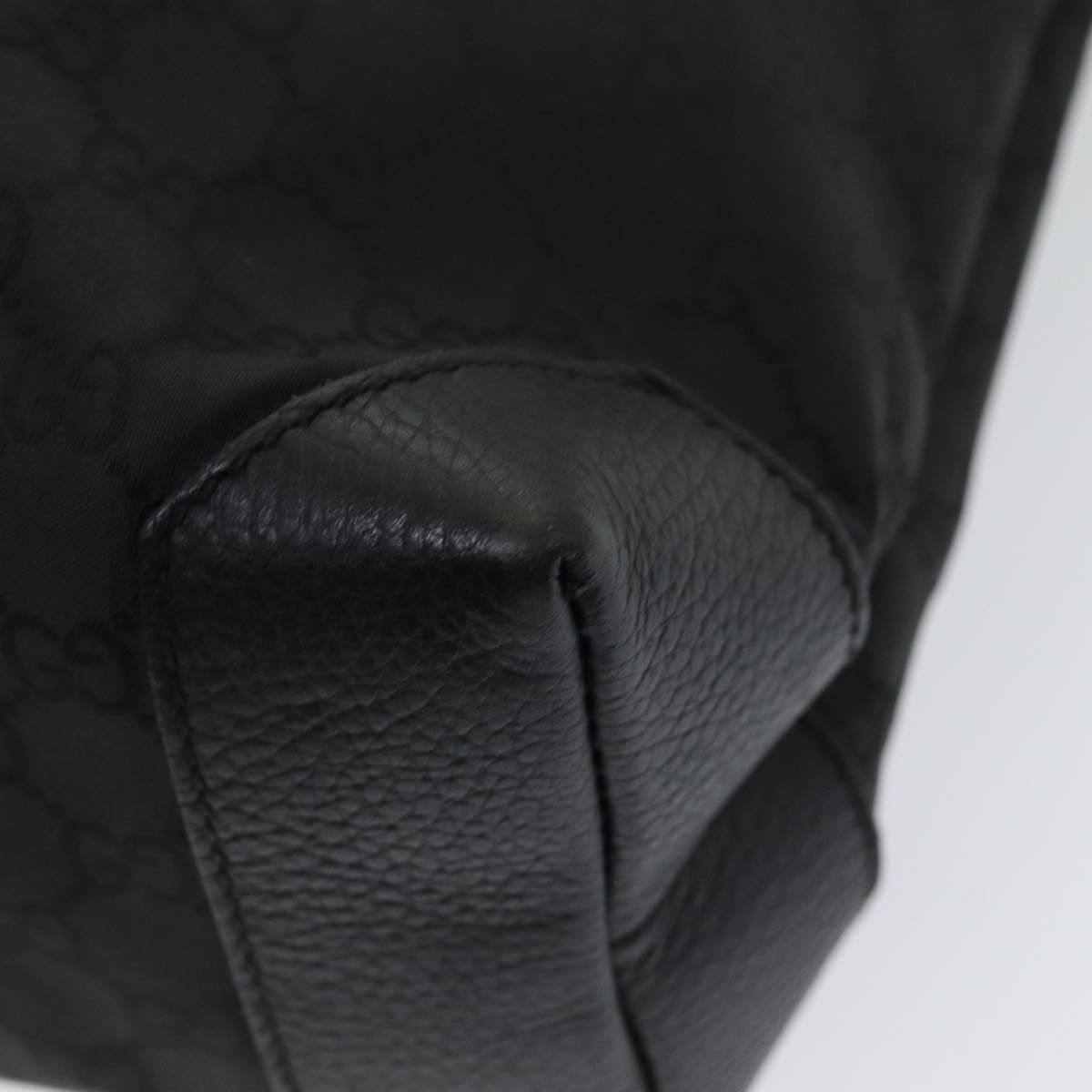 Gucci -- Black Canvas Tote Bag (Pre-Owned) Size ONE SIZE - 15 Thumbnail