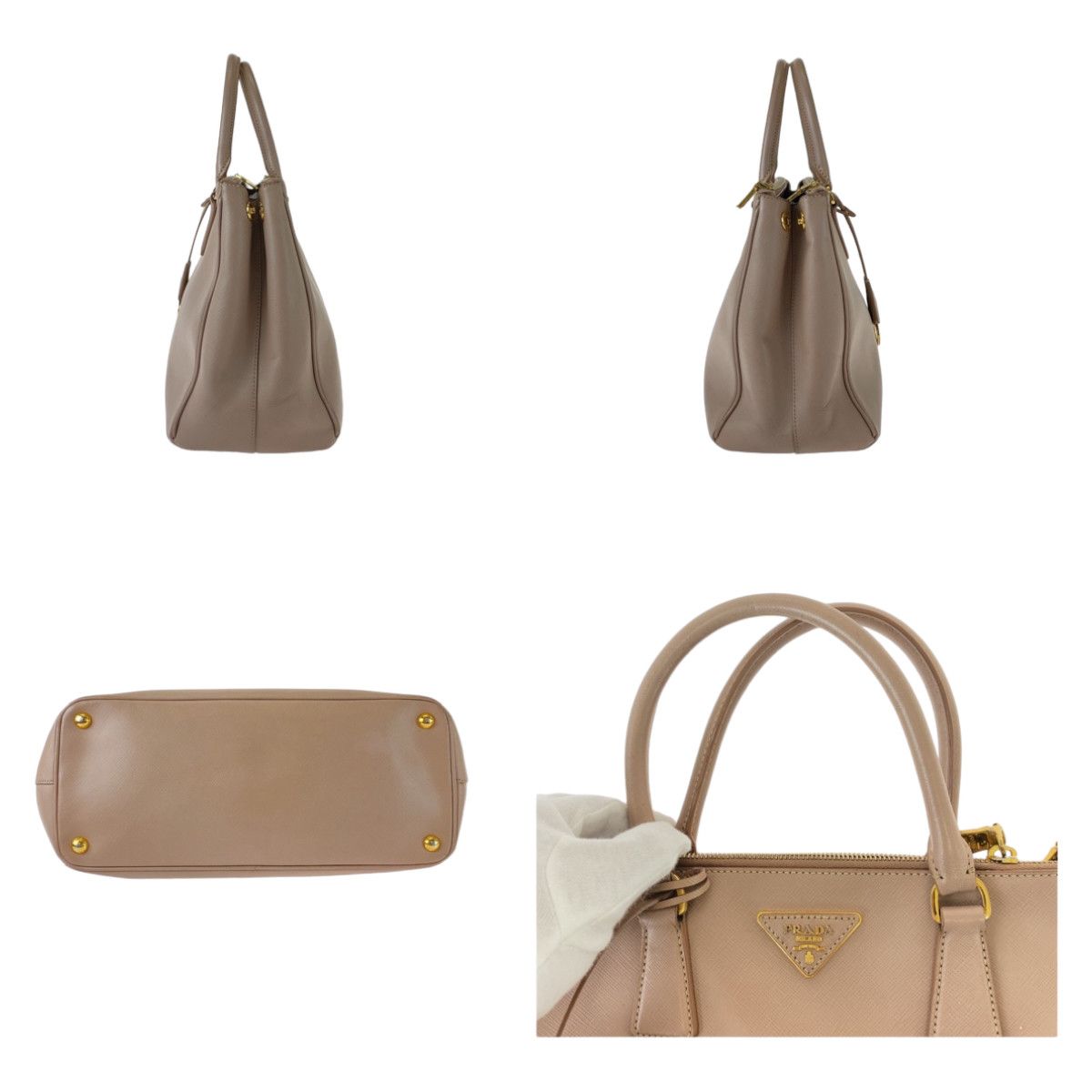Prada Prada Prada Leather Galleria Saffiano Tote Bag Leather Tote Bag 408105 in Very Good Condition Size ONE SIZE - 6 Thumbnail