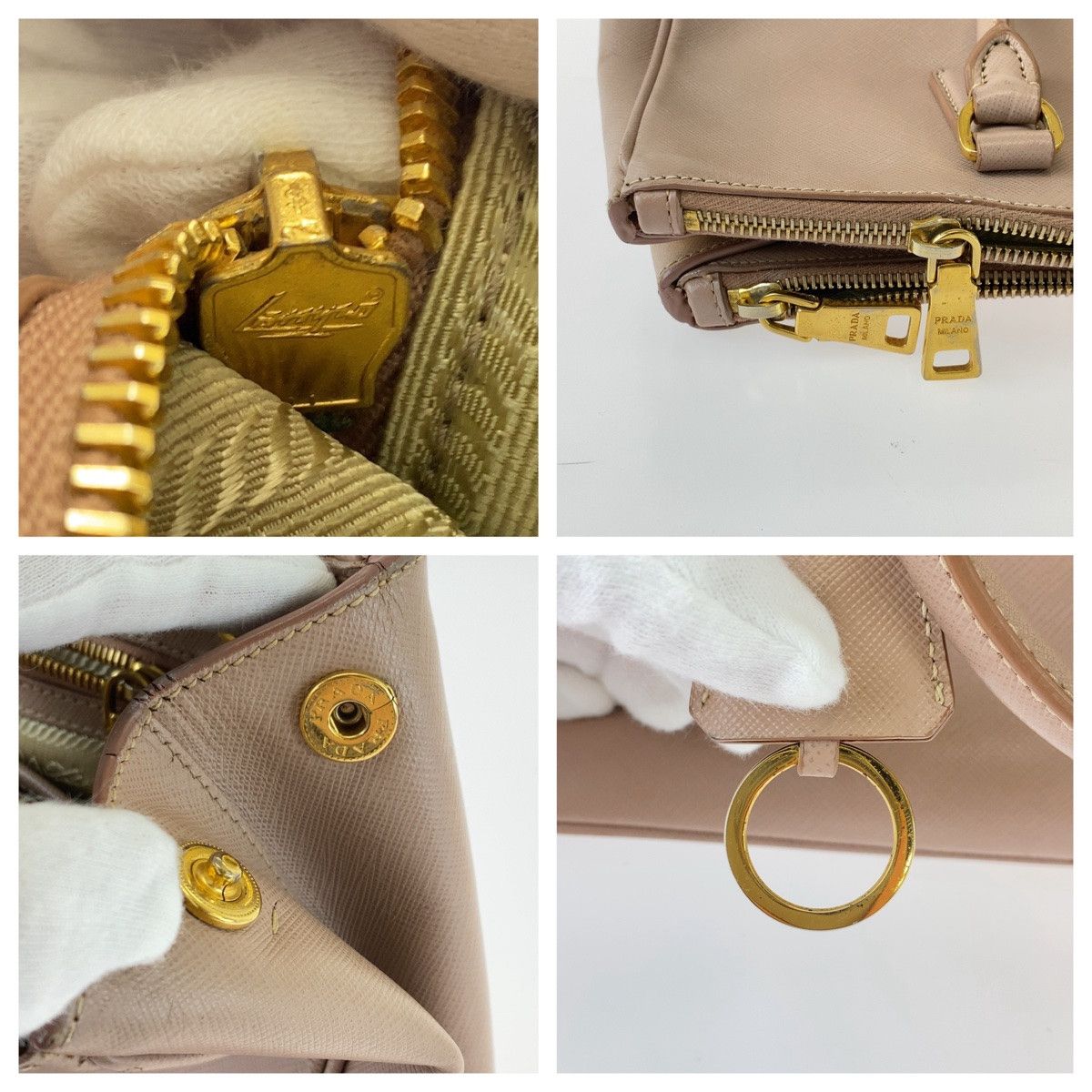 Prada Prada Prada Leather Galleria Saffiano Tote Bag Leather Tote Bag 408105 in Very Good Condition Size ONE SIZE - 5 Thumbnail
