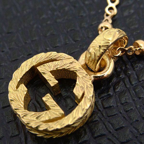 Gucci Gucci Gucci Interlocking G Arabesque Necklace 750YG Yellow Gold Metal Necklace 75751 in Great Condition Size ONE SIZE - 6 Thumbnail