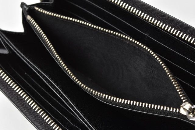 Prada Prada Prada Saffiano Leather Long Wallet 2ML317 Black Leather Long Wallet 2ML317 in Excellent Condition Size ONE SIZE - 6 Thumbnail
