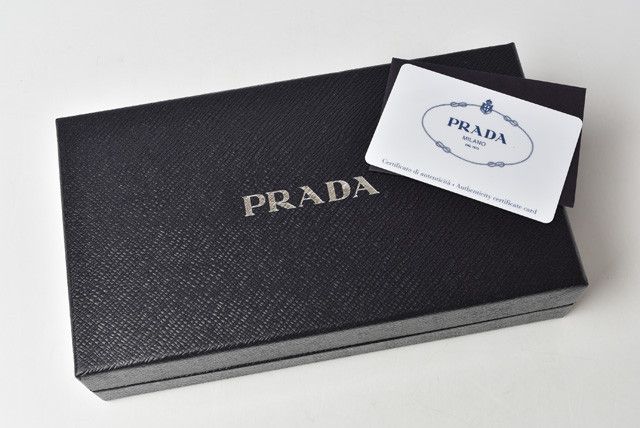 Prada Prada Prada Saffiano Leather Long Wallet 2ML317 Black Leather Long Wallet 2ML317 in Excellent Condition Size ONE SIZE - 8 Thumbnail