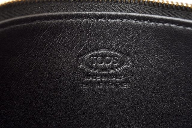 Tod's Tod's Tod's Soft Leather Clutch Bag Black Leather Clutch Bag 2204-883-16-td in Pristine Condition Size ONE SIZE - 9 Thumbnail
