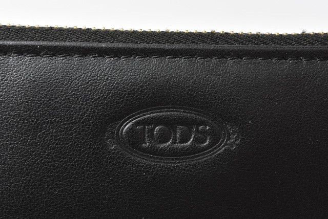 Tod's Tod's Tod's Soft Leather Clutch Bag Black Leather Clutch Bag 2204-883-16-td in Pristine Condition Size ONE SIZE - 4 Thumbnail