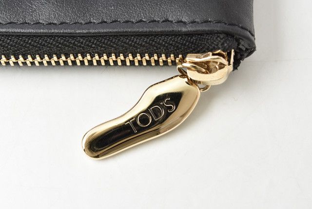Tod's Tod's Tod's Soft Leather Clutch Bag Black Leather Clutch Bag 2204-883-16-td in Pristine Condition Size ONE SIZE - 7 Thumbnail