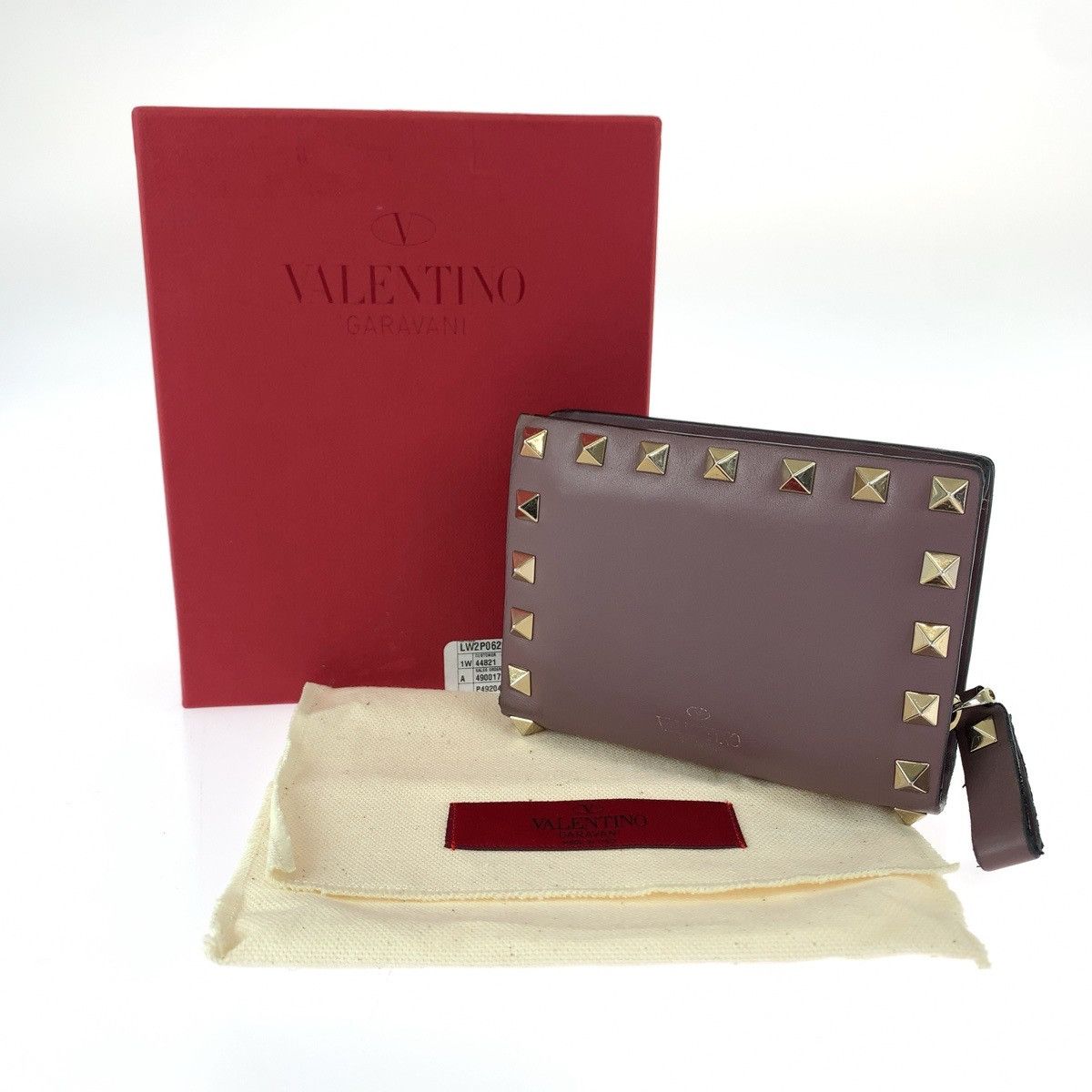 Valentino Valentino Valentino Leather Rockstud Wallet TW2P0620BOL416 Leather Short Wallet TW2P0620BOL416 Size ONE SIZE - 7 Thumbnail