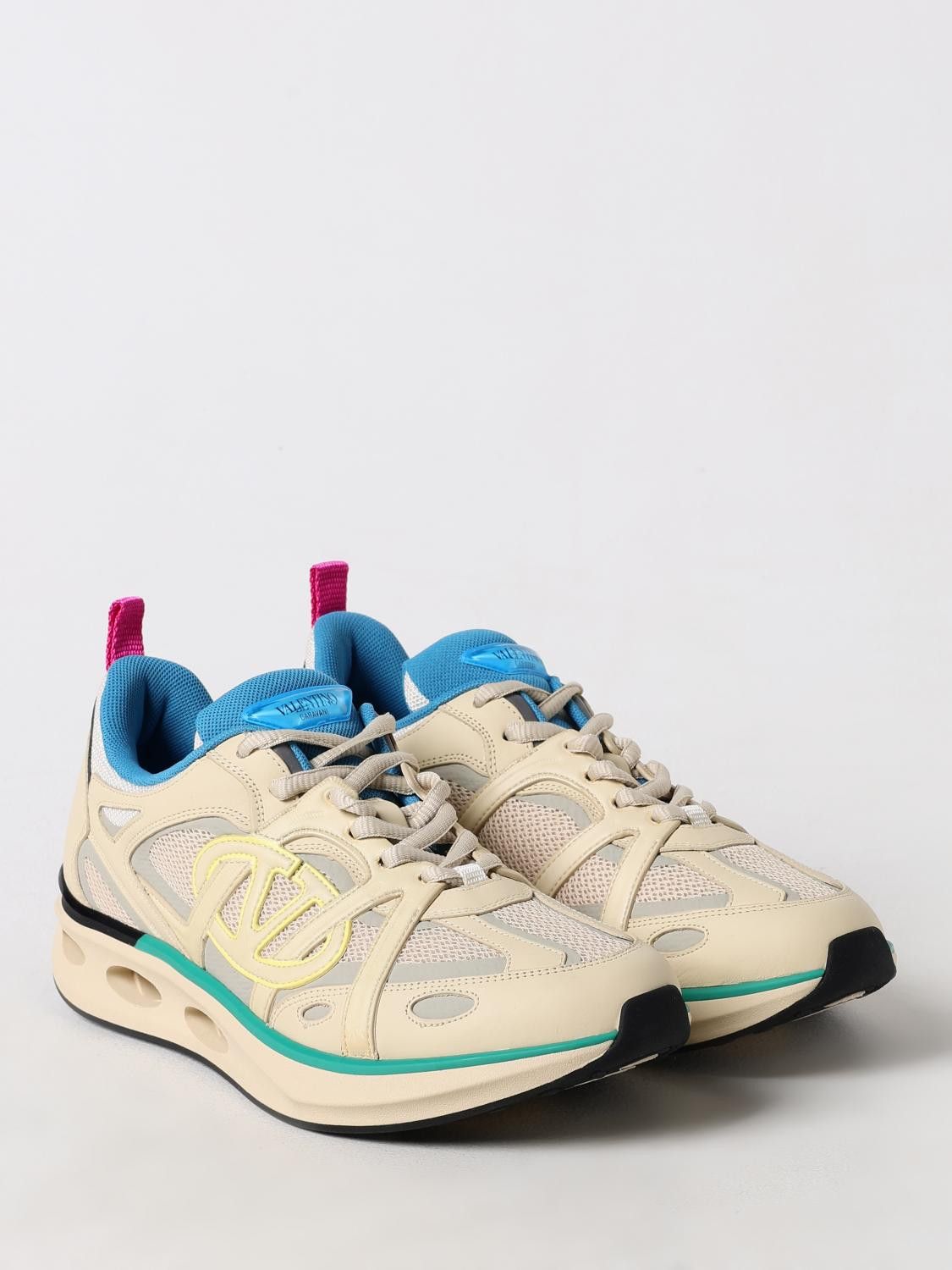 Valentino Valentino Garavani Sneakers Men Yellow Cream Size US 6 / EU 39 - 2 Thumbnail