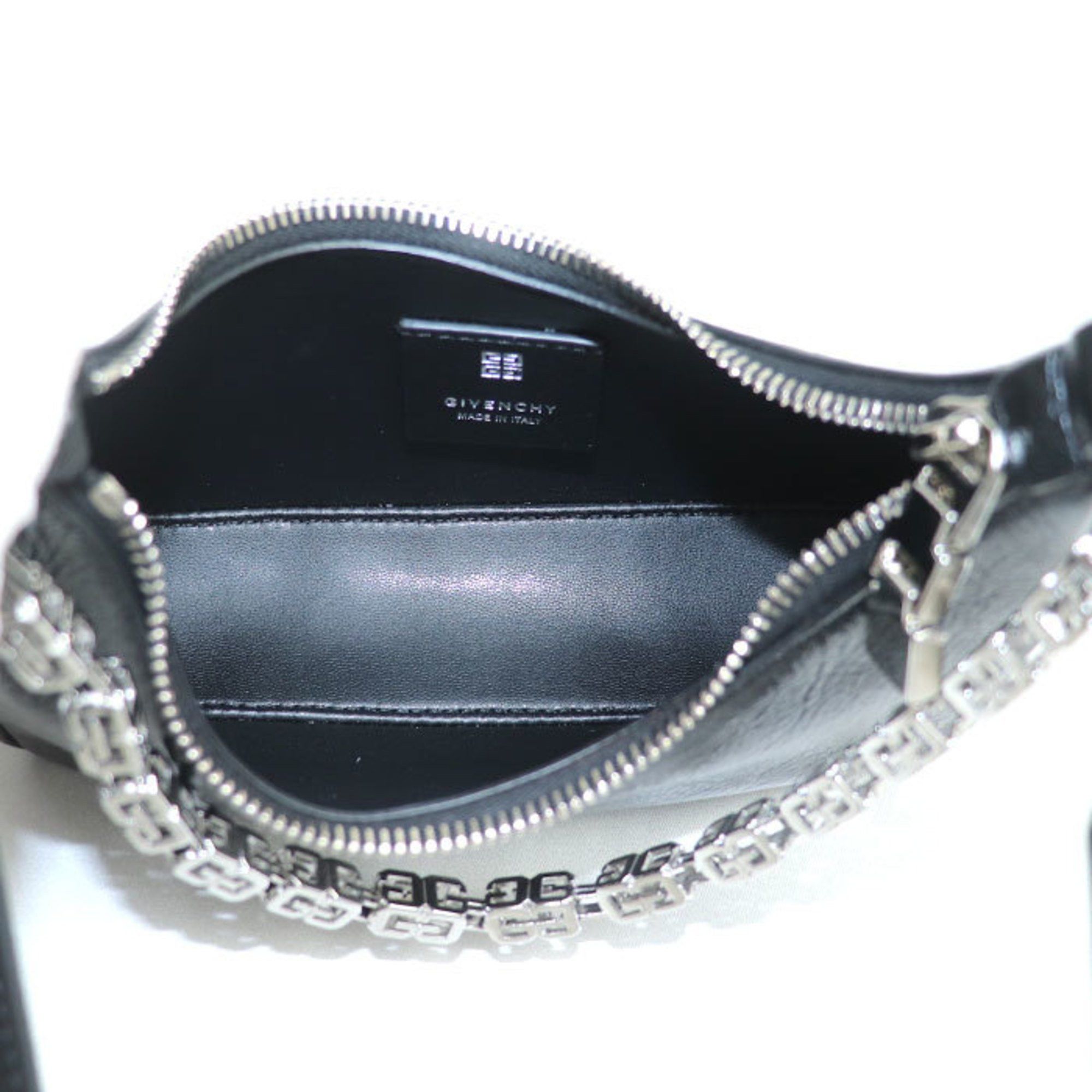 Givenchy GIVENCHY Moon Cutout 2-Way Shoulder Bag Black BB50QKB1LD Women's Size ONE SIZE - 4 Thumbnail