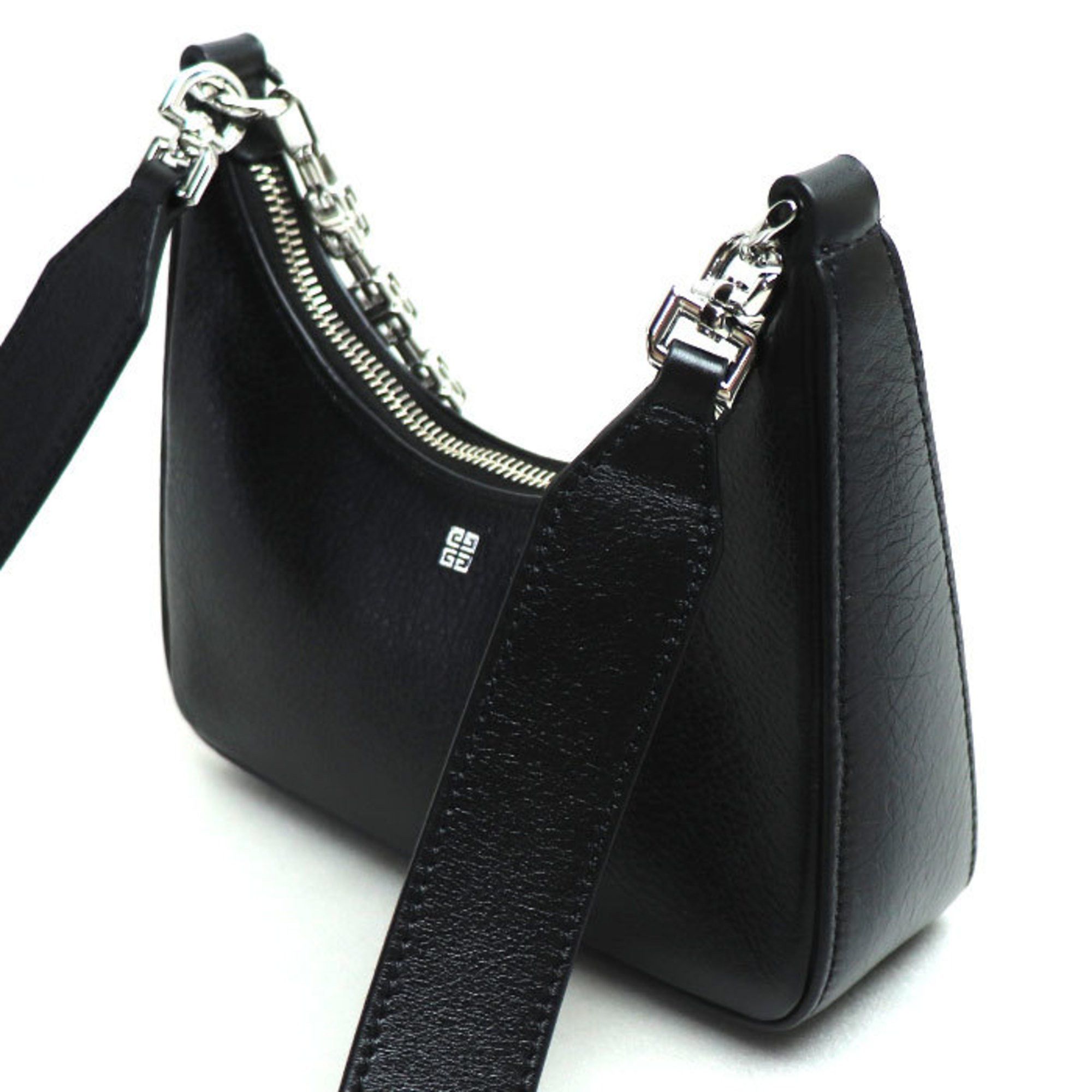 Givenchy GIVENCHY Moon Cutout 2-Way Shoulder Bag Black BB50QKB1LD Women's Size ONE SIZE - 2 Thumbnail