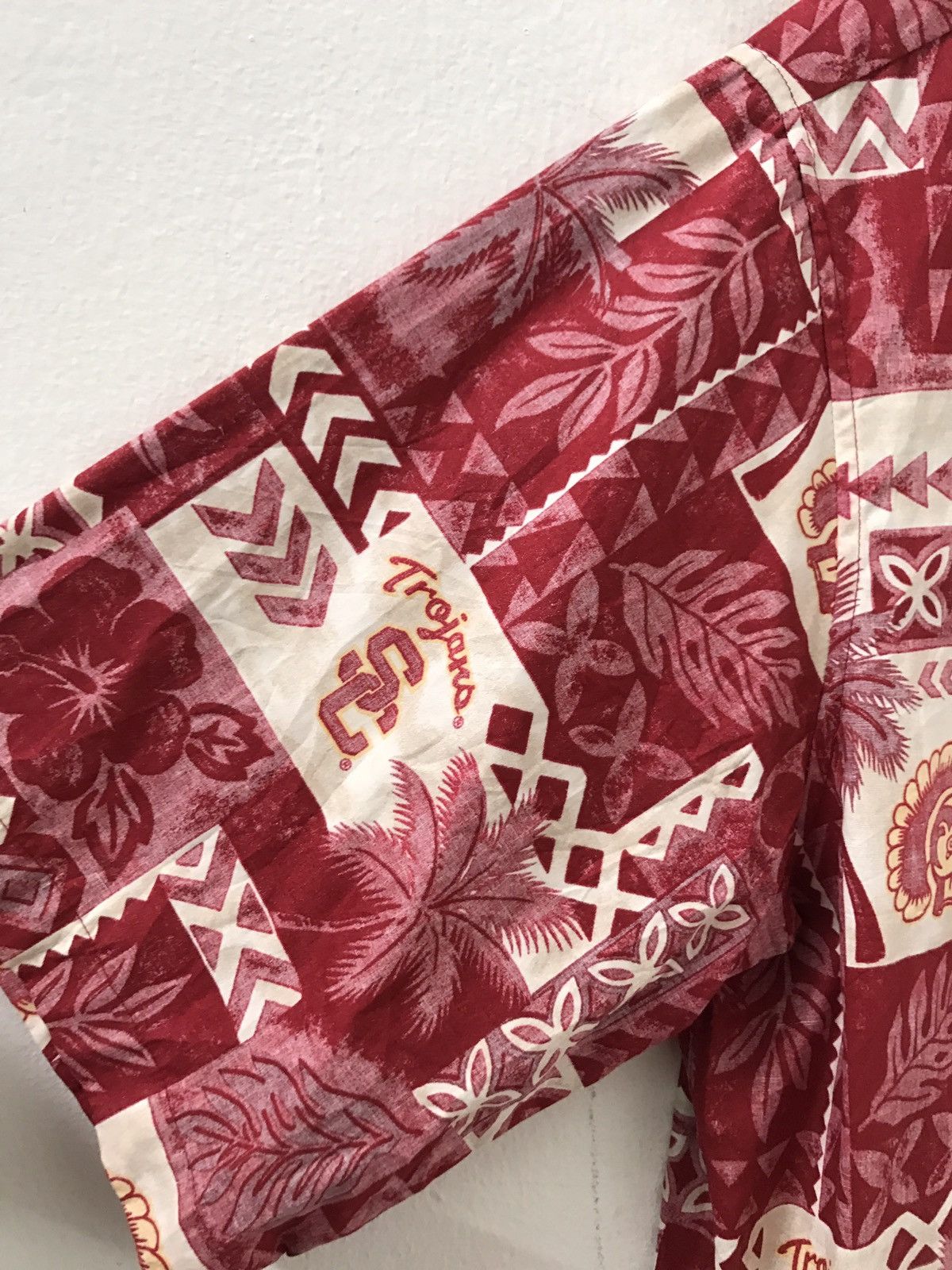 NFL Vintage Reyn Spooner X Trojan SC Floral Flower Hawaiian Size US XL / EU 56 / 4 - 8 Thumbnail
