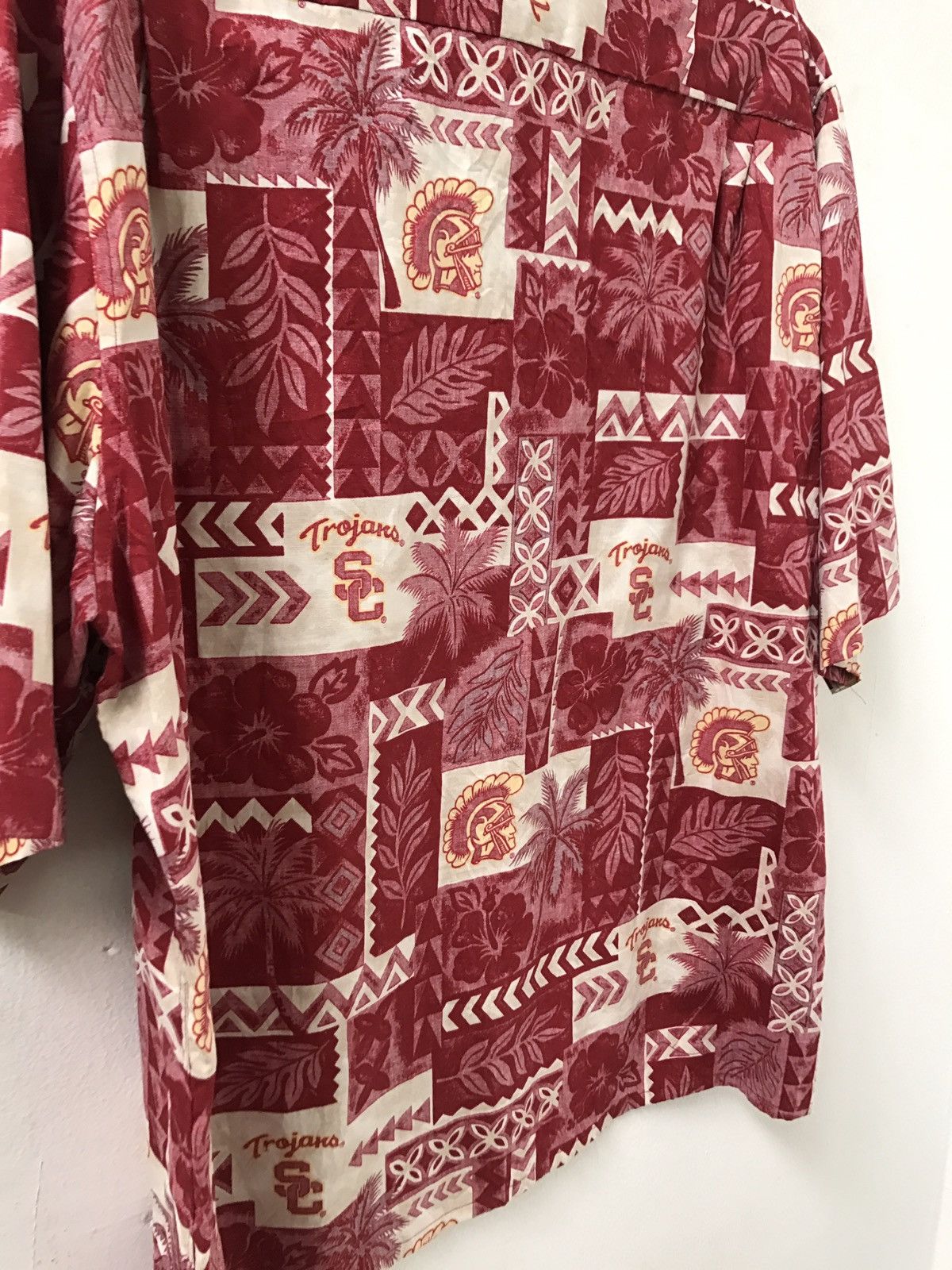 NFL Vintage Reyn Spooner X Trojan SC Floral Flower Hawaiian Size US XL / EU 56 / 4 - 10 Thumbnail