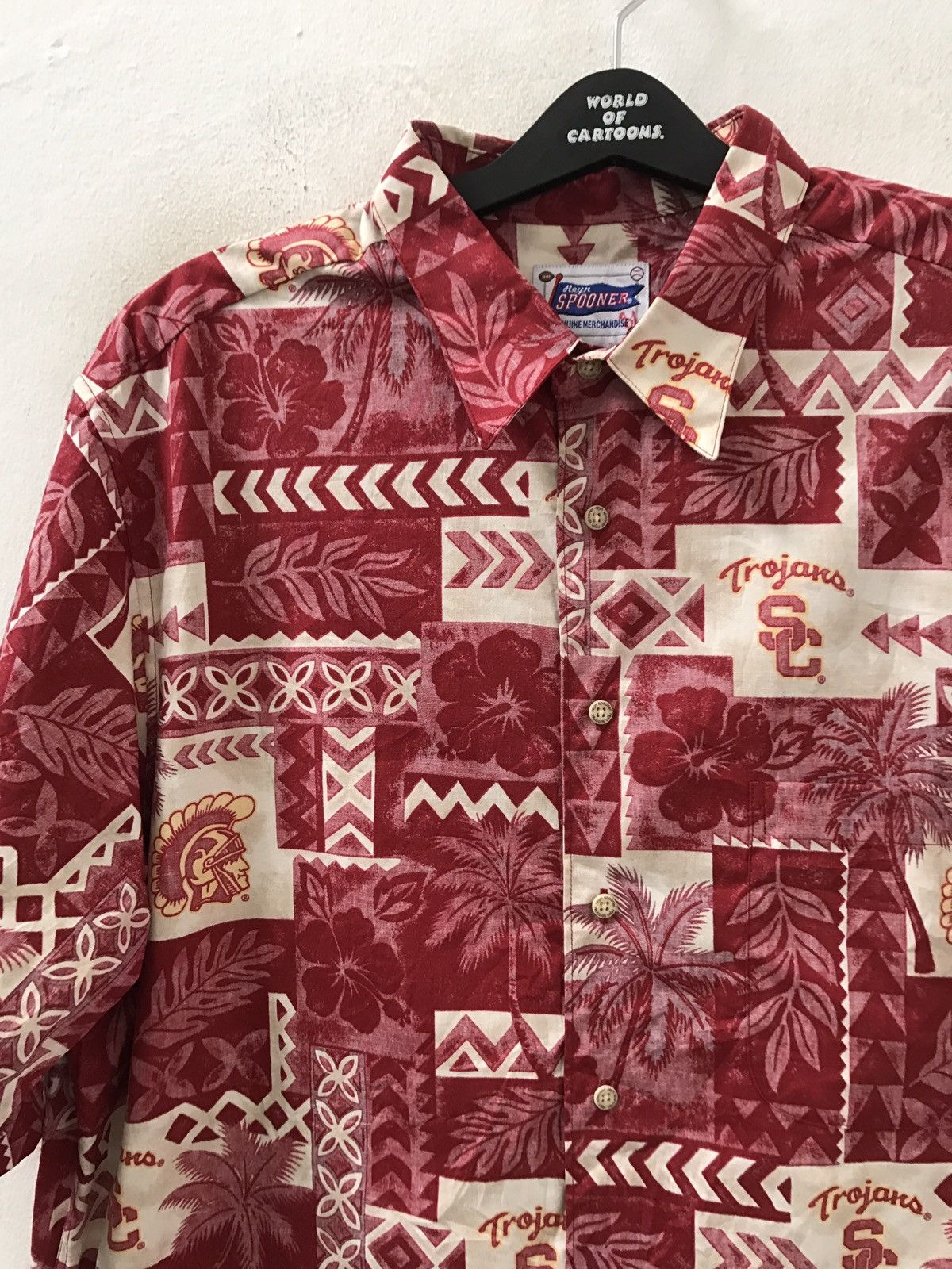 NFL Vintage Reyn Spooner X Trojan SC Floral Flower Hawaiian Size US XL / EU 56 / 4 - 6 Thumbnail