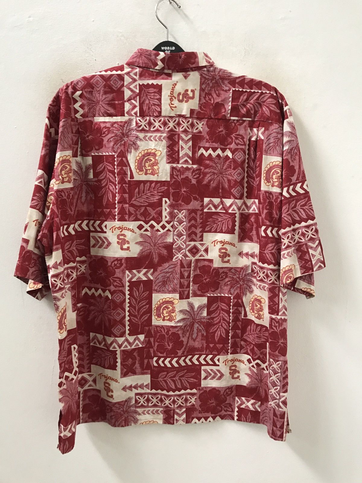 NFL Vintage Reyn Spooner X Trojan SC Floral Flower Hawaiian Size US XL / EU 56 / 4 - 9 Thumbnail