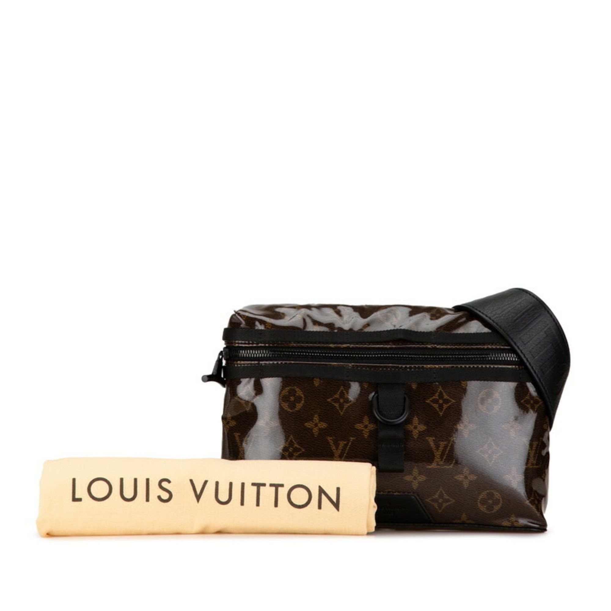 Louis Vuitton Louis Vuitton Monogram Grace PM Shoulder Bag M43895 Brown Black Vinyl Leather Women's LOUIS VUITTON Size ONE SIZE - 10 Thumbnail