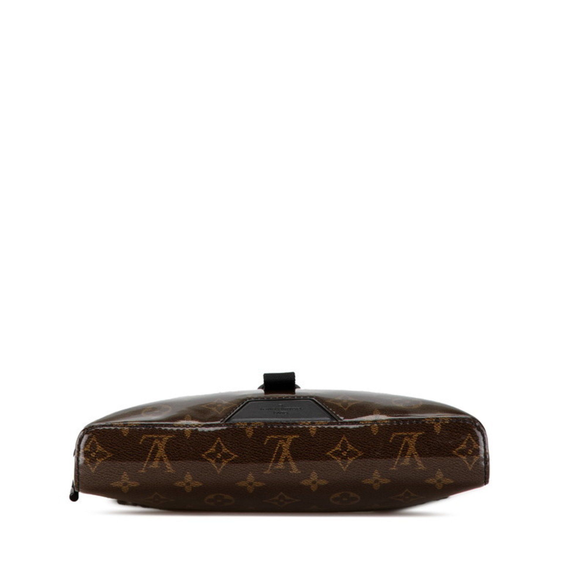 Louis Vuitton Louis Vuitton Monogram Grace PM Shoulder Bag M43895 Brown Black Vinyl Leather Women's LOUIS VUITTON Size ONE SIZE - 5 Thumbnail