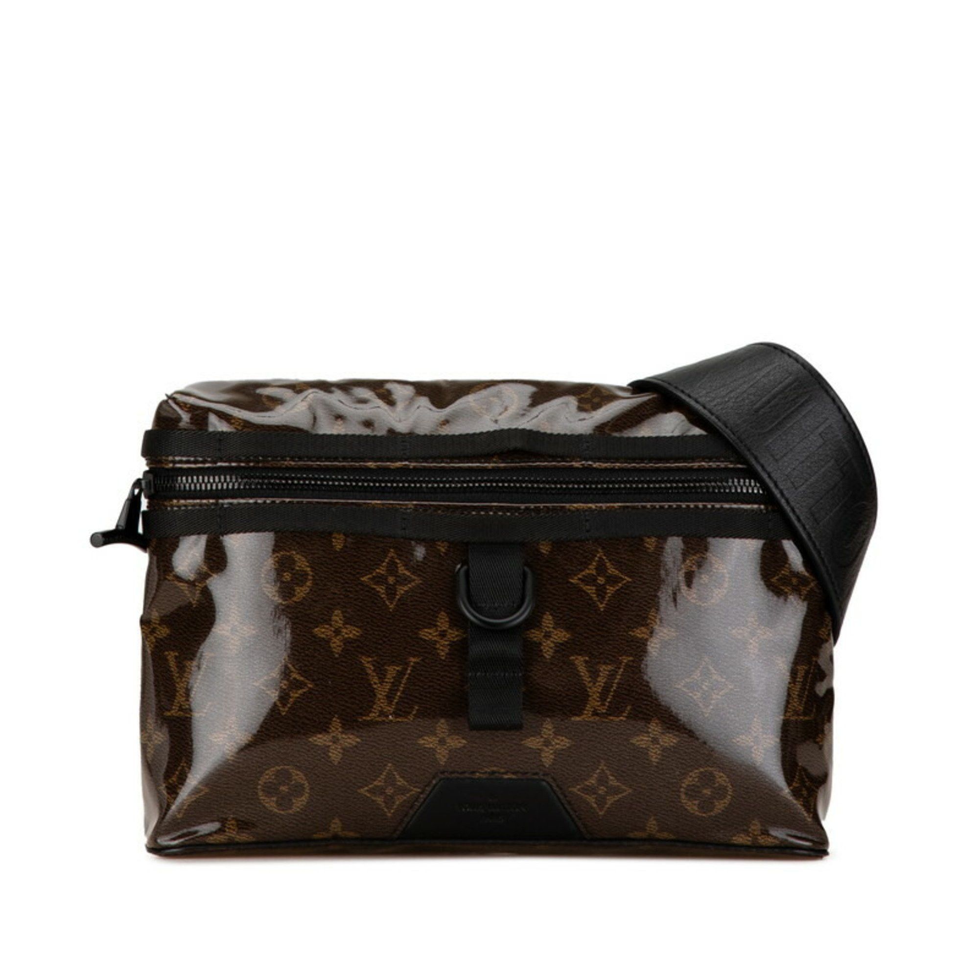 Louis Vuitton Louis Vuitton Monogram Grace PM Shoulder Bag M43895 Brown Black Vinyl Leather Women's LOUIS VUITTON Size ONE SIZE - 2 Thumbnail