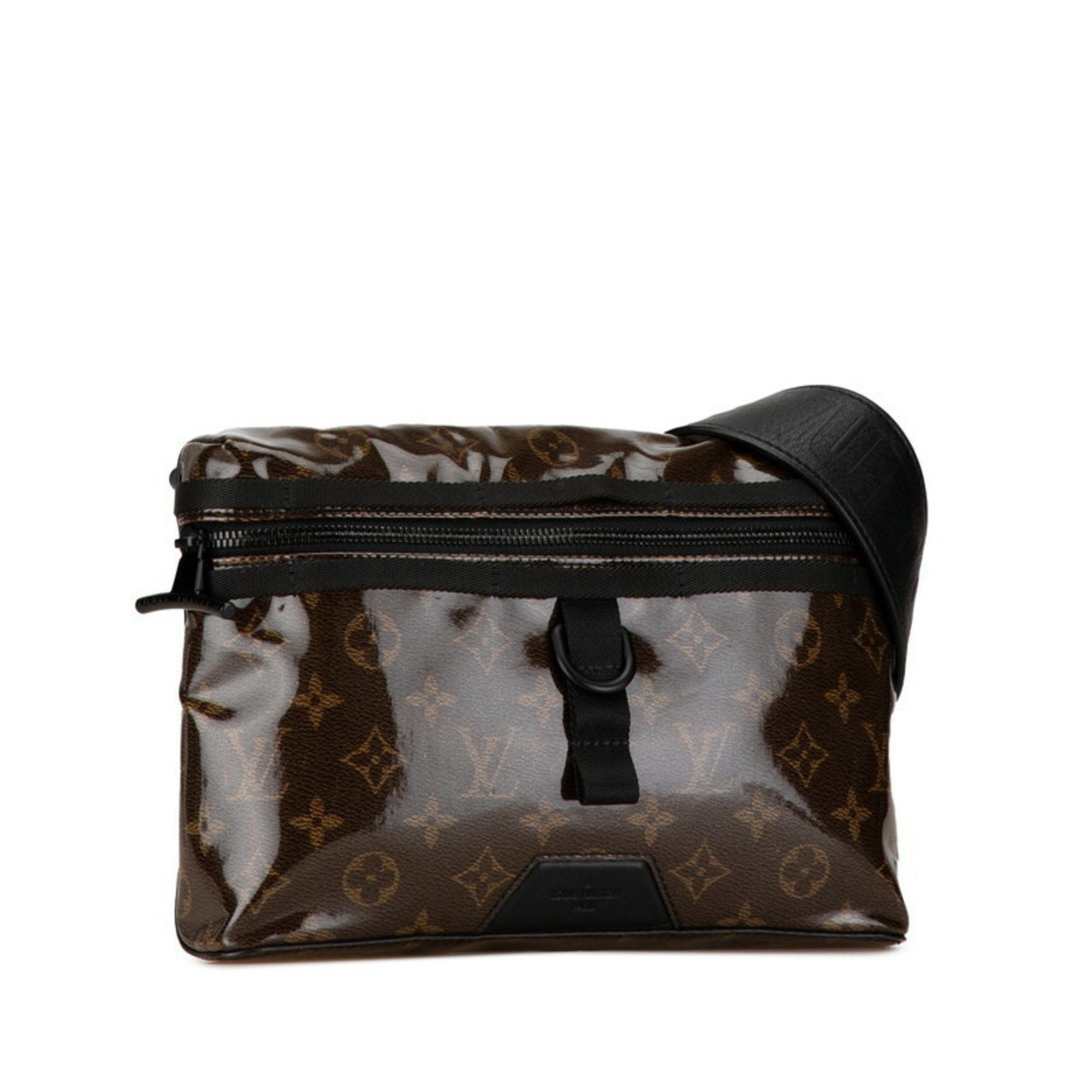 Louis Vuitton Louis Vuitton Monogram Grace PM Shoulder Bag M43895 Brown Black Vinyl Leather Women's LOUIS VUITTON Size ONE SIZE - 3 Thumbnail