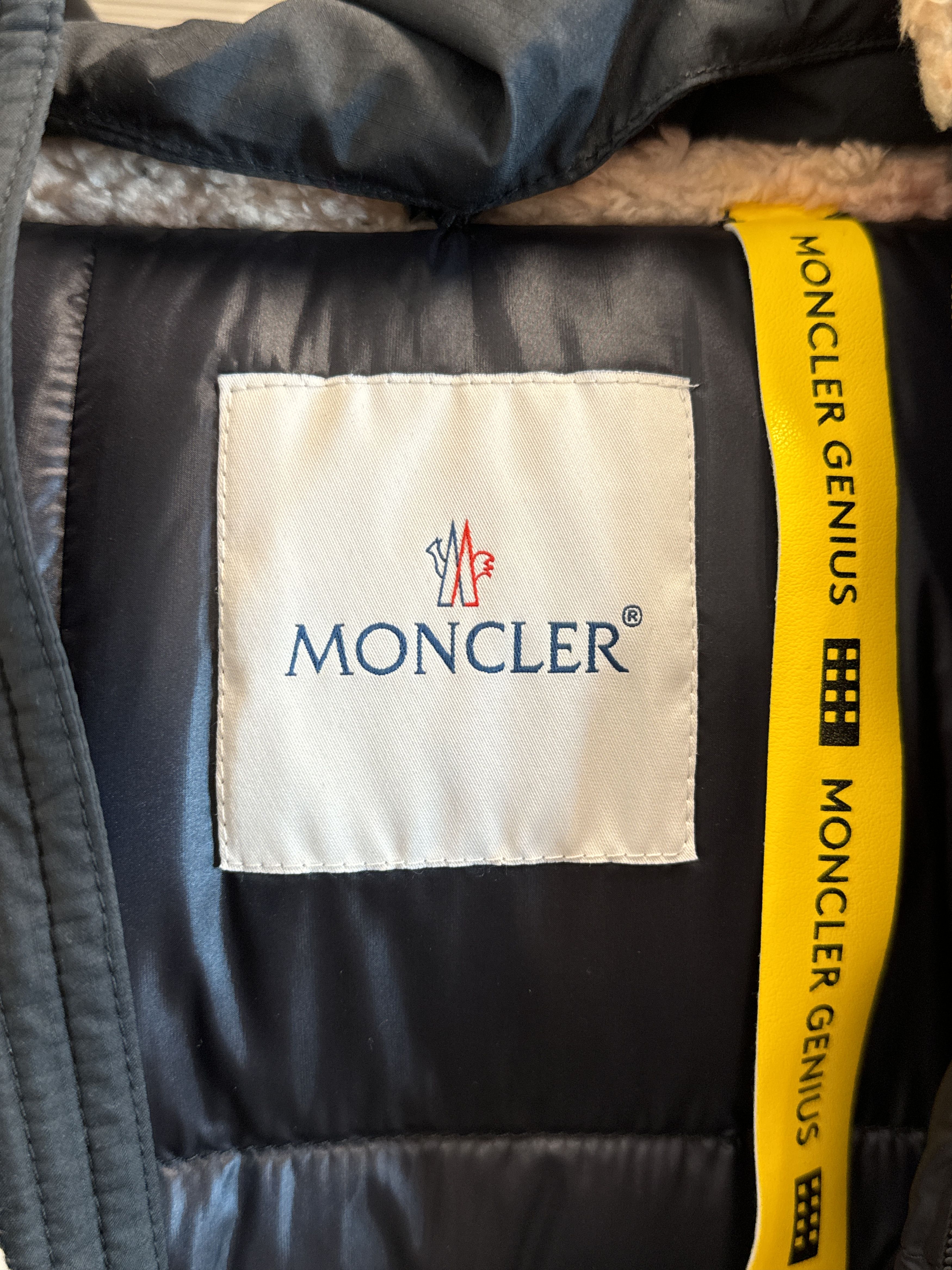1017 ALYX 9SM × Moncler Printed Fleece Goose Down Coat Size US XXL / EU 58 / 5 - 4 Thumbnail