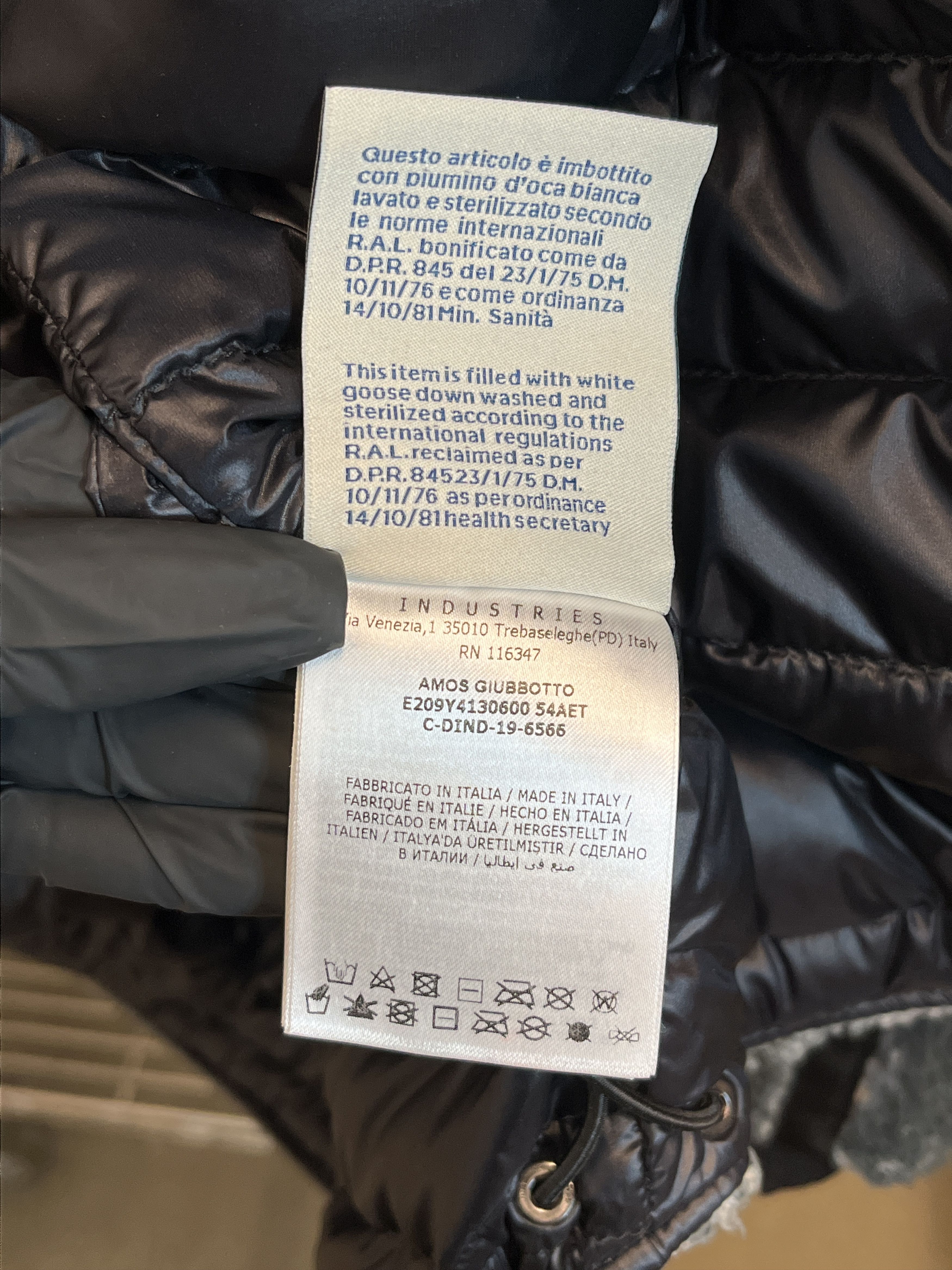 1017 ALYX 9SM × Moncler Printed Fleece Goose Down Coat Size US XXL / EU 58 / 5 - 7 Thumbnail